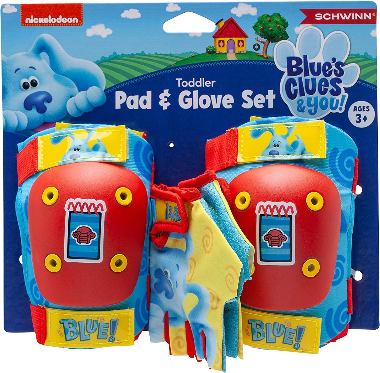Schwinn Nickelodeon Blue's Clues & You Toddler Pad & Glove Set | Bike Sports