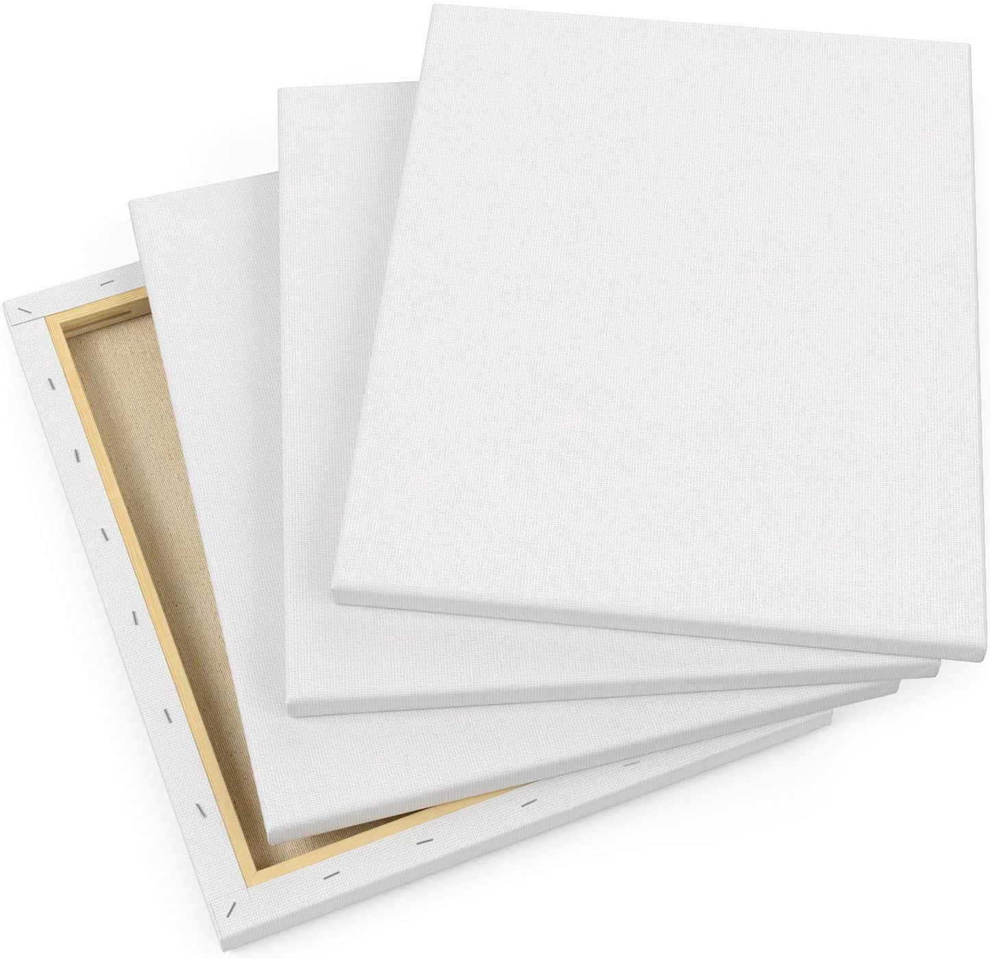 Arteza Classic Stretched Canvas, 11" x 14" - Pack of 8