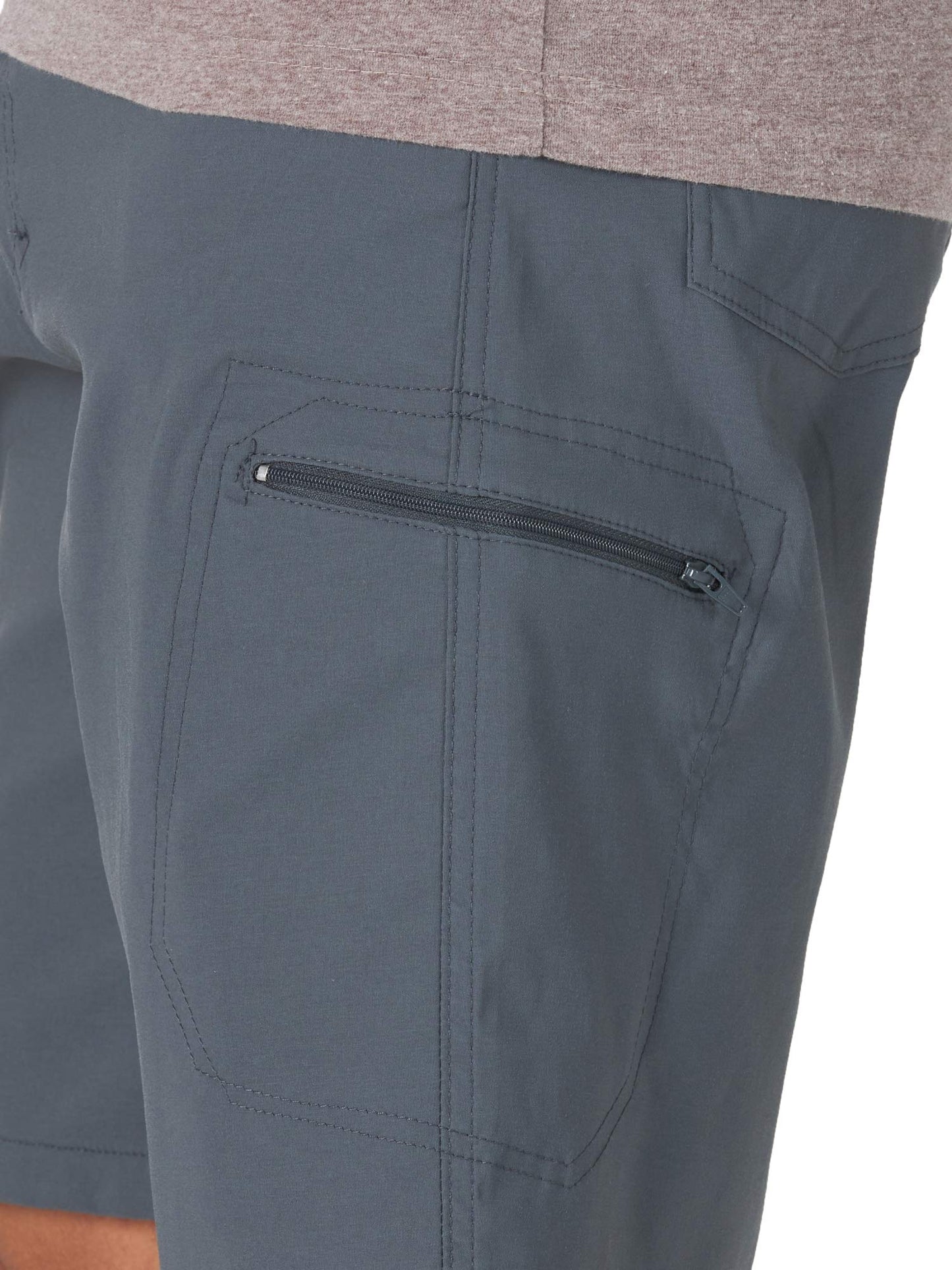 Wrangler Authentics Men's Performance Comfort Flex Cargo Short, Granite, 46