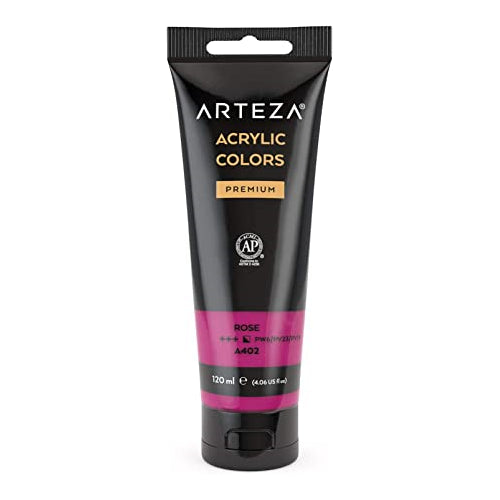 Arteza Acrylic Paint, 4oz Tube - Rose A115