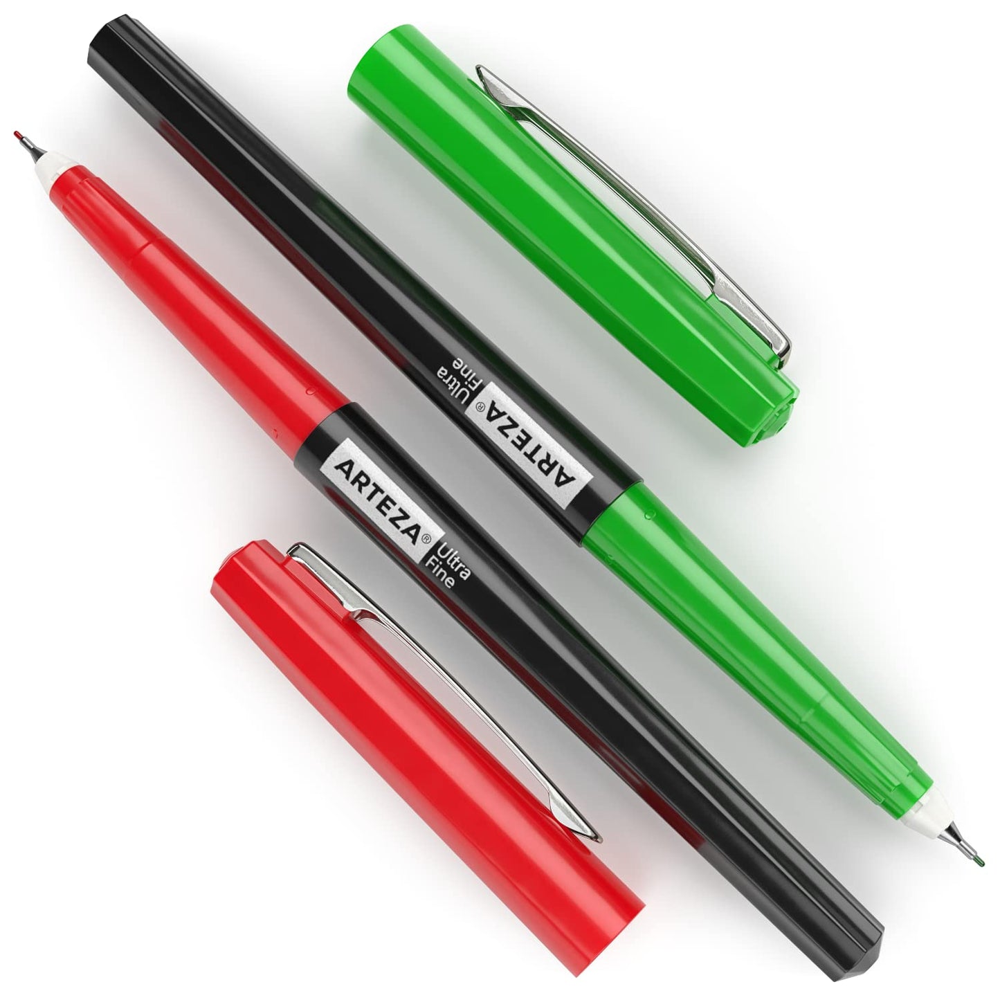 Arteza Permanent Markers, Retro Pop Colors, Ultra Fine Tip - Set of 24
