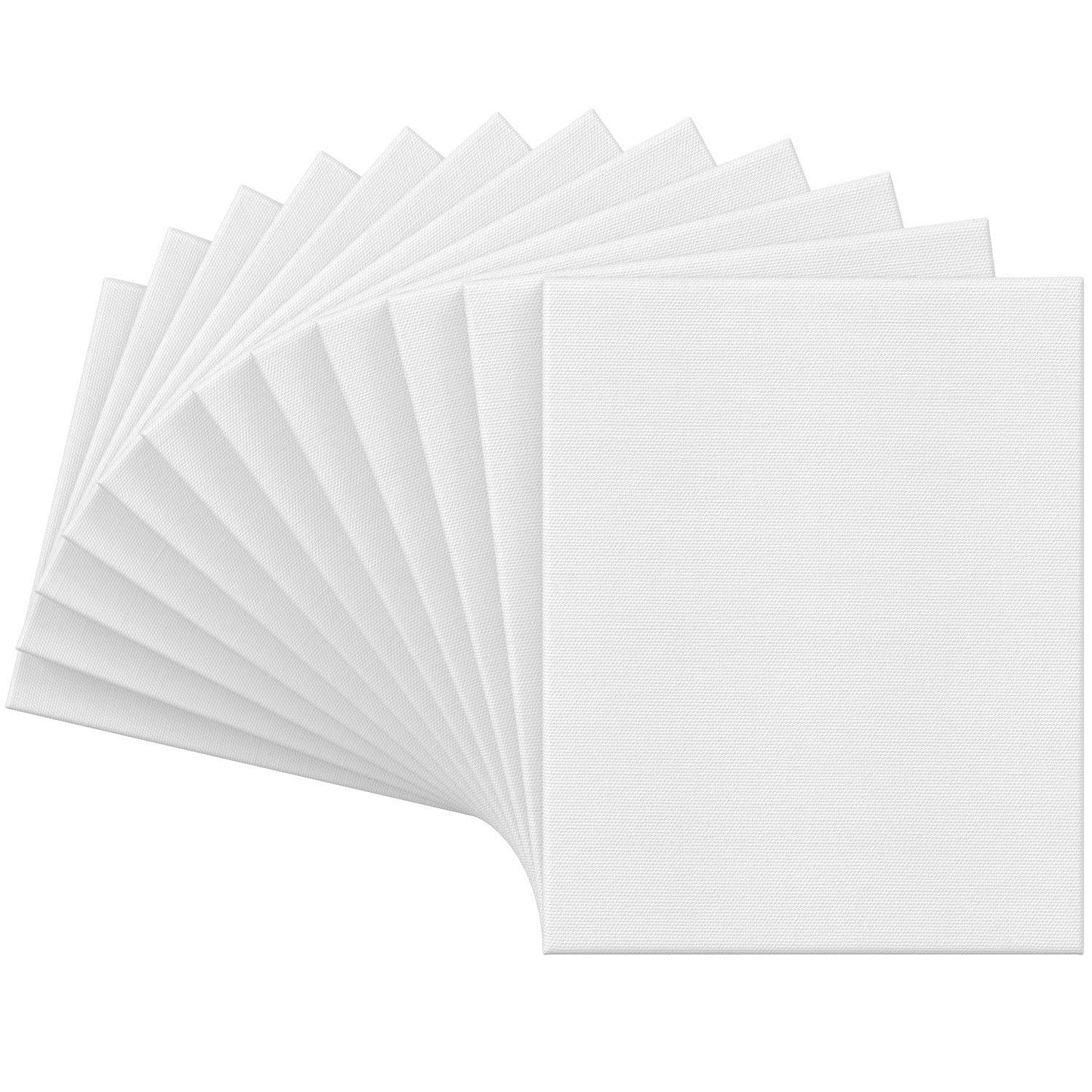 Arteza Premium Stretched Canvas, 8" x 10" - Pack of 12