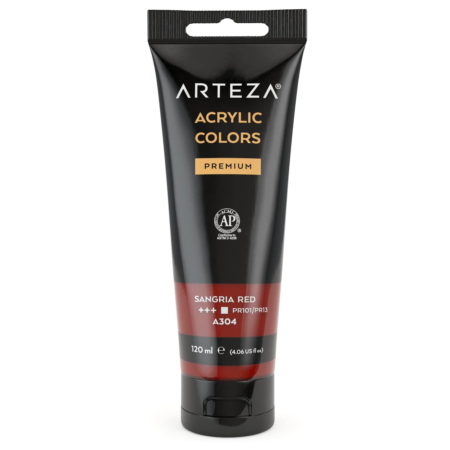 Arteza Acrylic Paint, 4oz Tube - Sangria Red A151