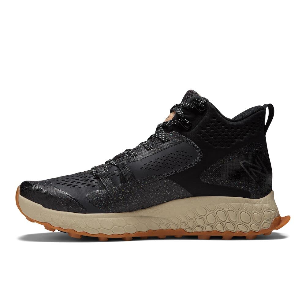 New Balance Men's Fresh Foam X Hierro V1 Mid-Cut Trail Running Shoe, Black/Timberwolf, 7 Wide