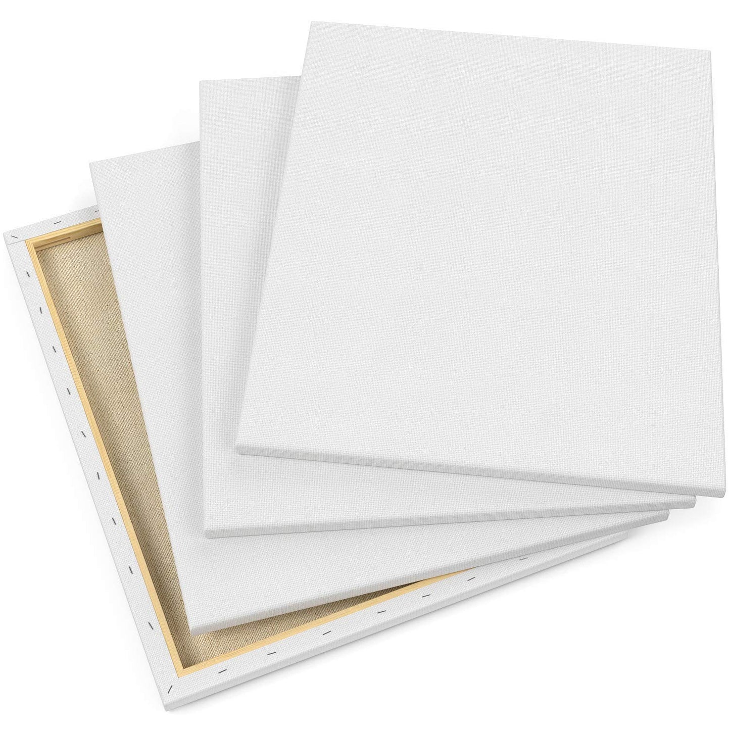 Arteza Classic Stretched Canvas, 16" x 20" - Pack of 6