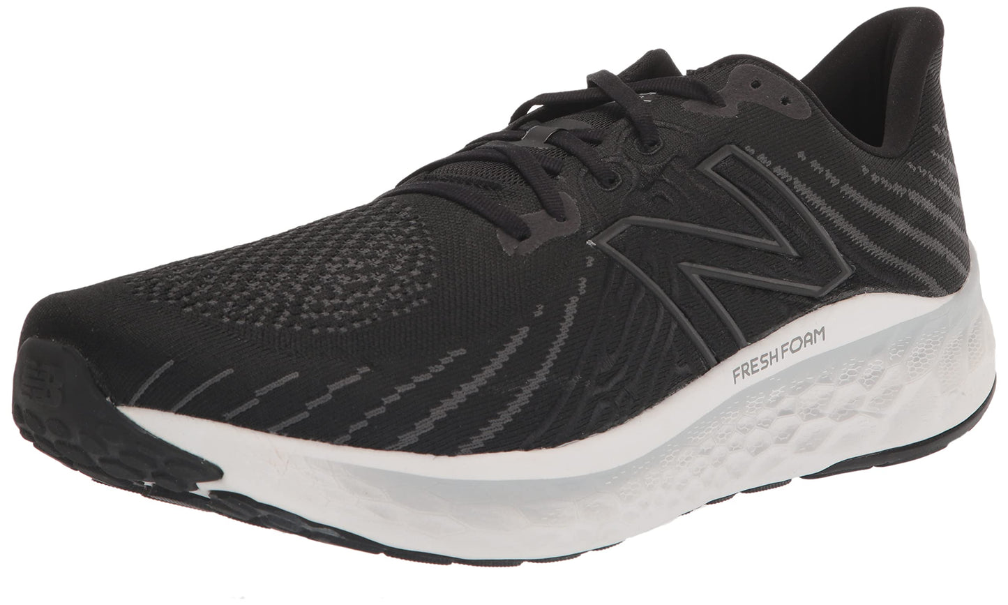 New Balance Men's Fresh Foam X Vongo V5 Running Shoe, Black/Phantom/Steel, 12.5 Wide