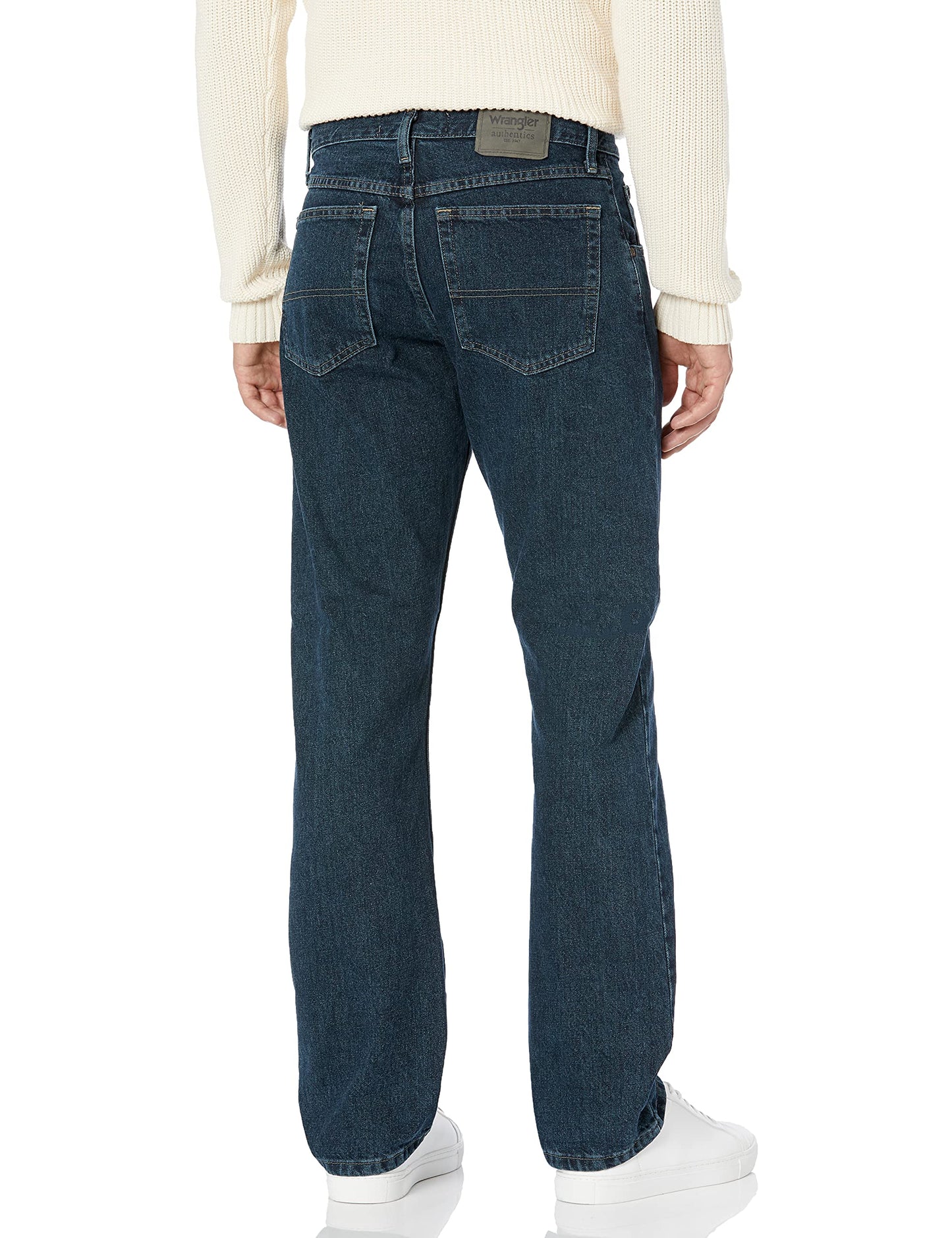 Wrangler Authentics Men's Classic Straight Fit Jean, Antique Dark, 33W X 32L