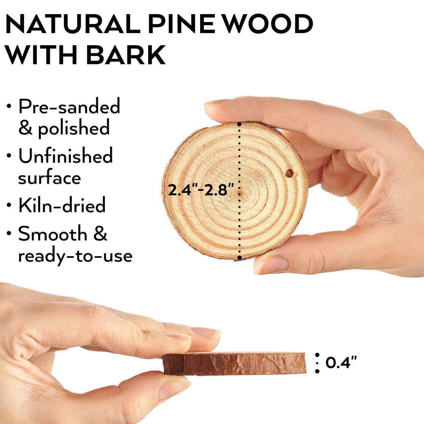 Arteza Wood Slices - Set of 45