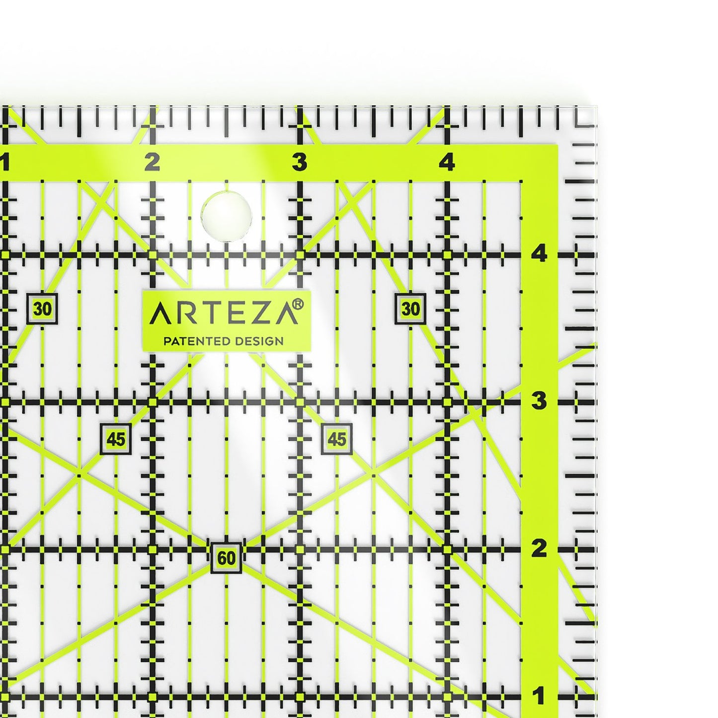 Arteza Acrylic Quilter's Ruler, 5" x 5"