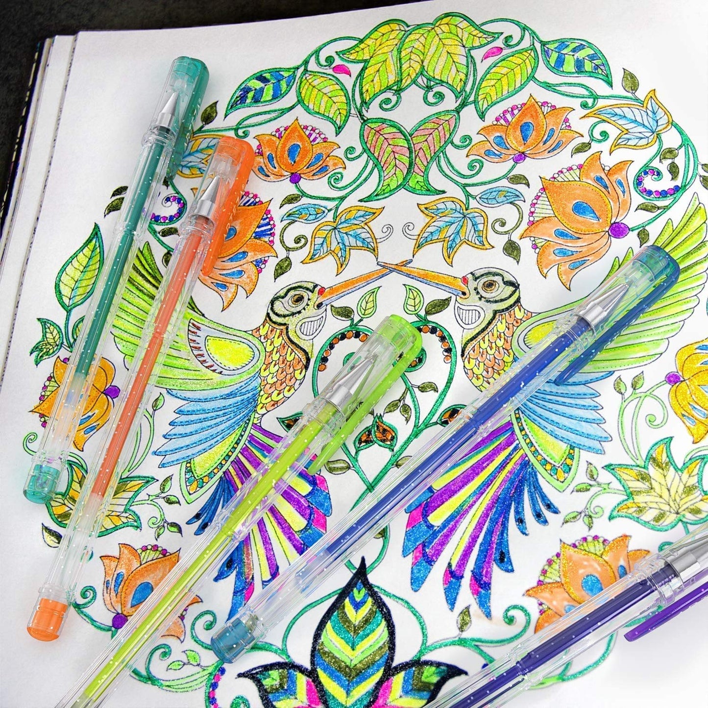 Arteza Glitter Gel Ink Pens - Set of 14