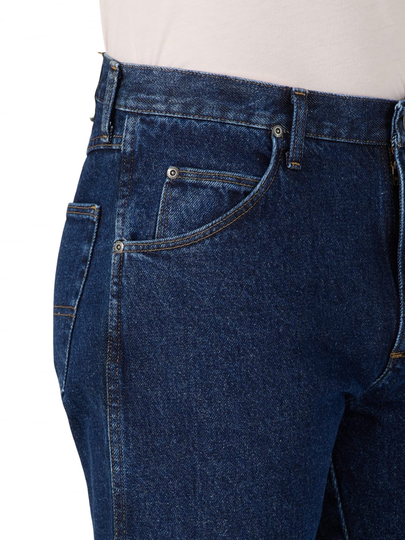 Wrangler Authentics Men's Classic 5-Pocket Regular Fit Cotton Jean, Dark Rinse, 32W x 29L