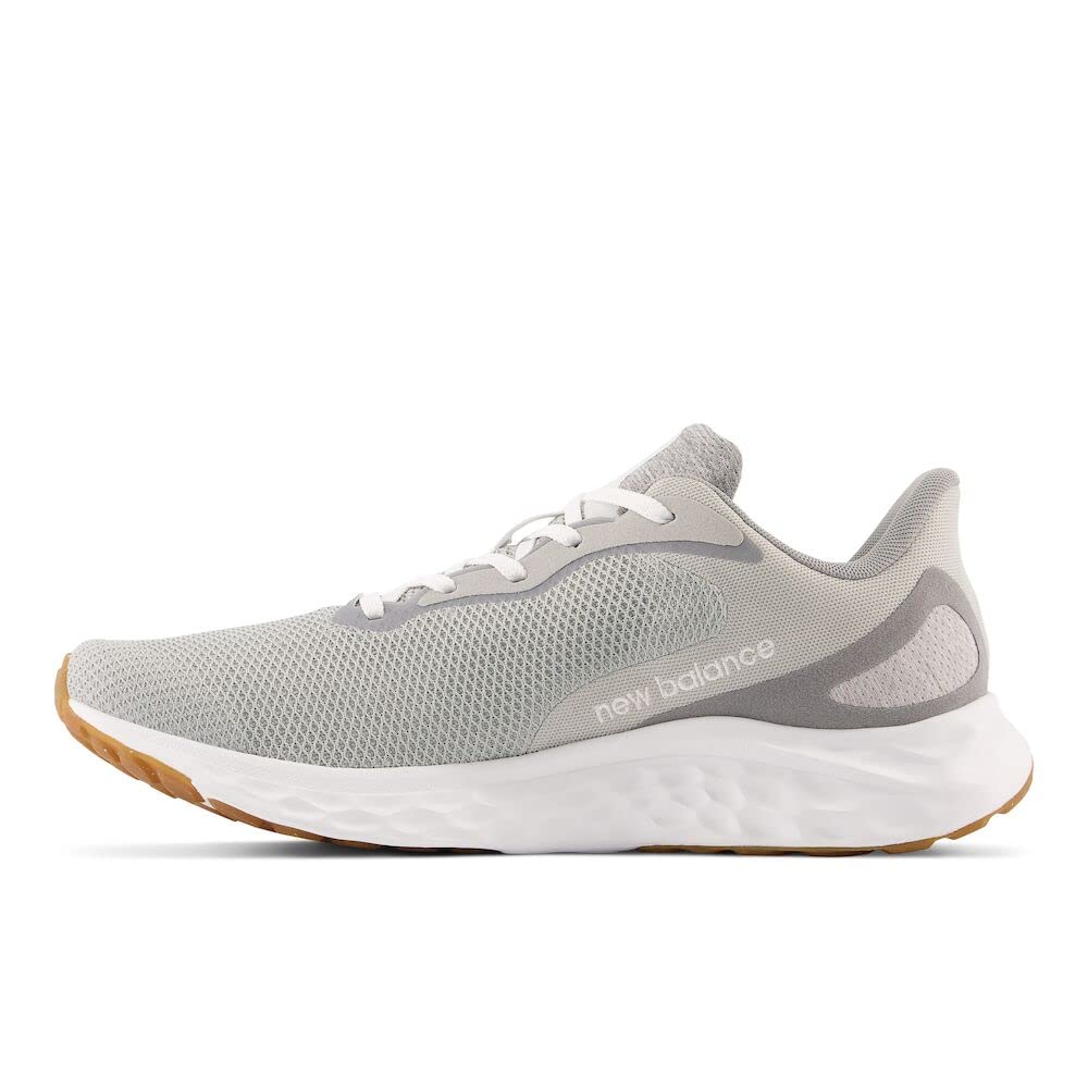 New Balance Men's Fresh Foam Arishi V4 Running Shoe, Grey/Gum, 10