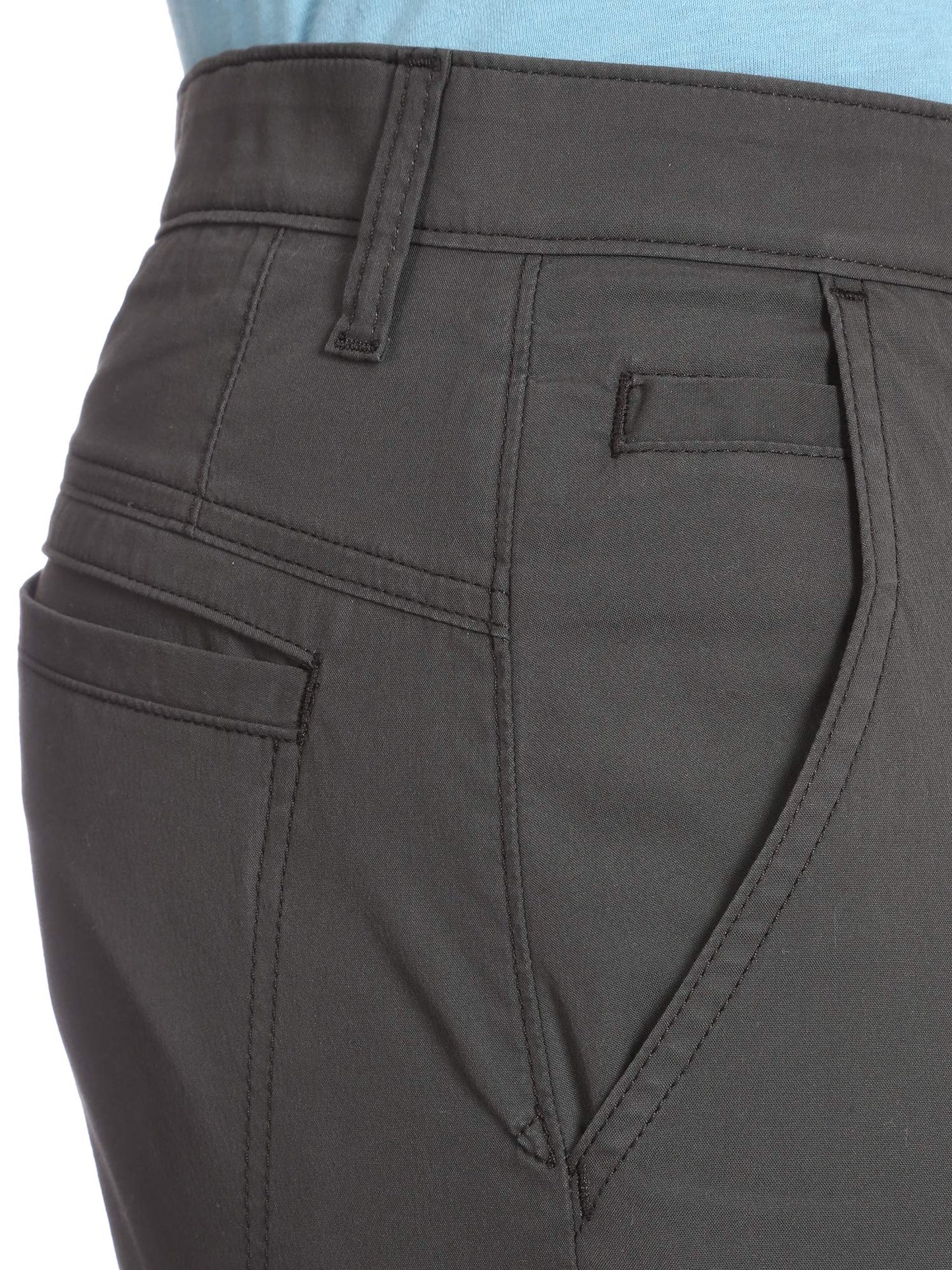 Wrangler Authentics Men's Performance Comfort Flex Flat Front Short, Anthracite, 42