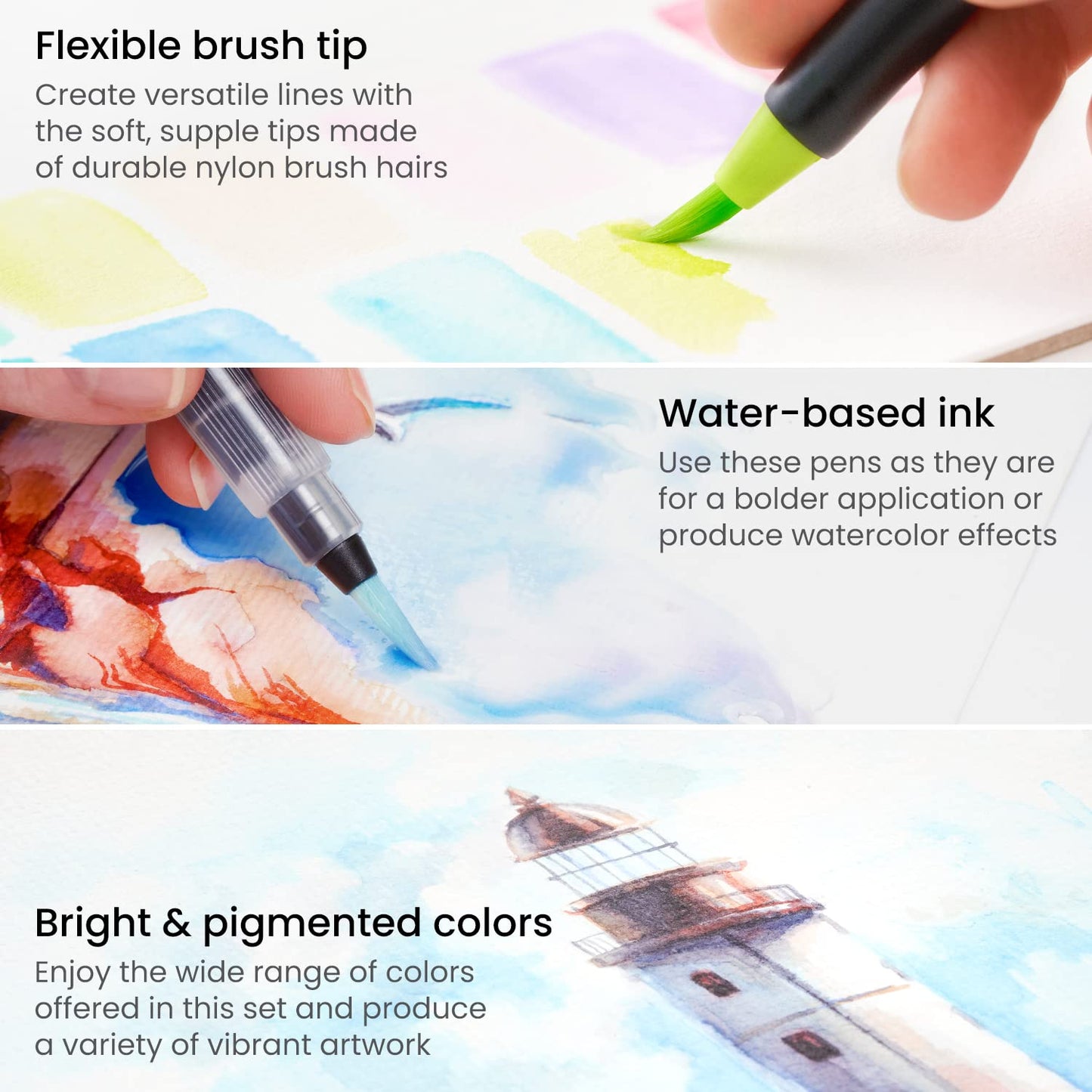 Arteza Real Brush Pens® - Set of 12