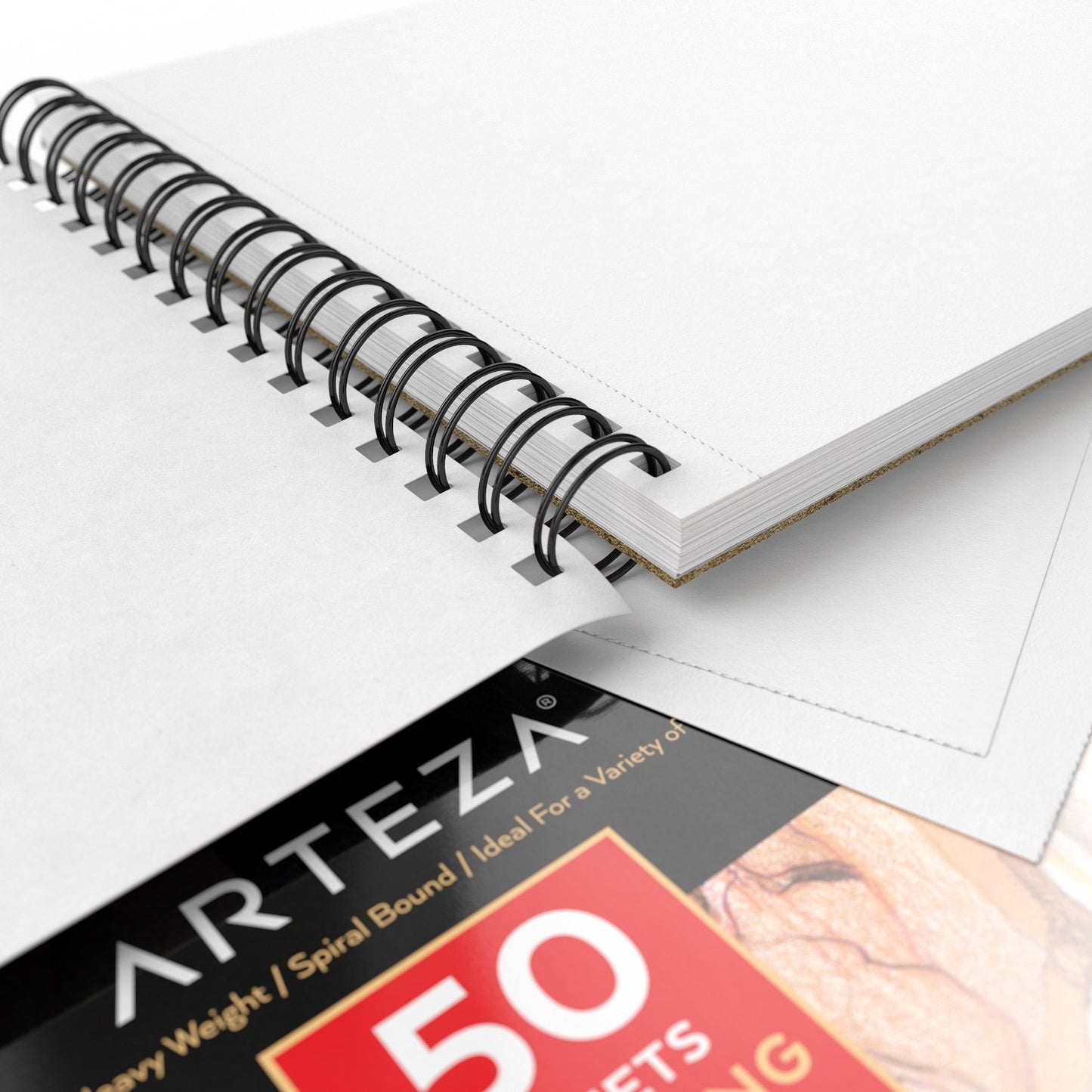 Arteza Drawing Pad, 8" x 10", 50 Sheets - Pack of 2