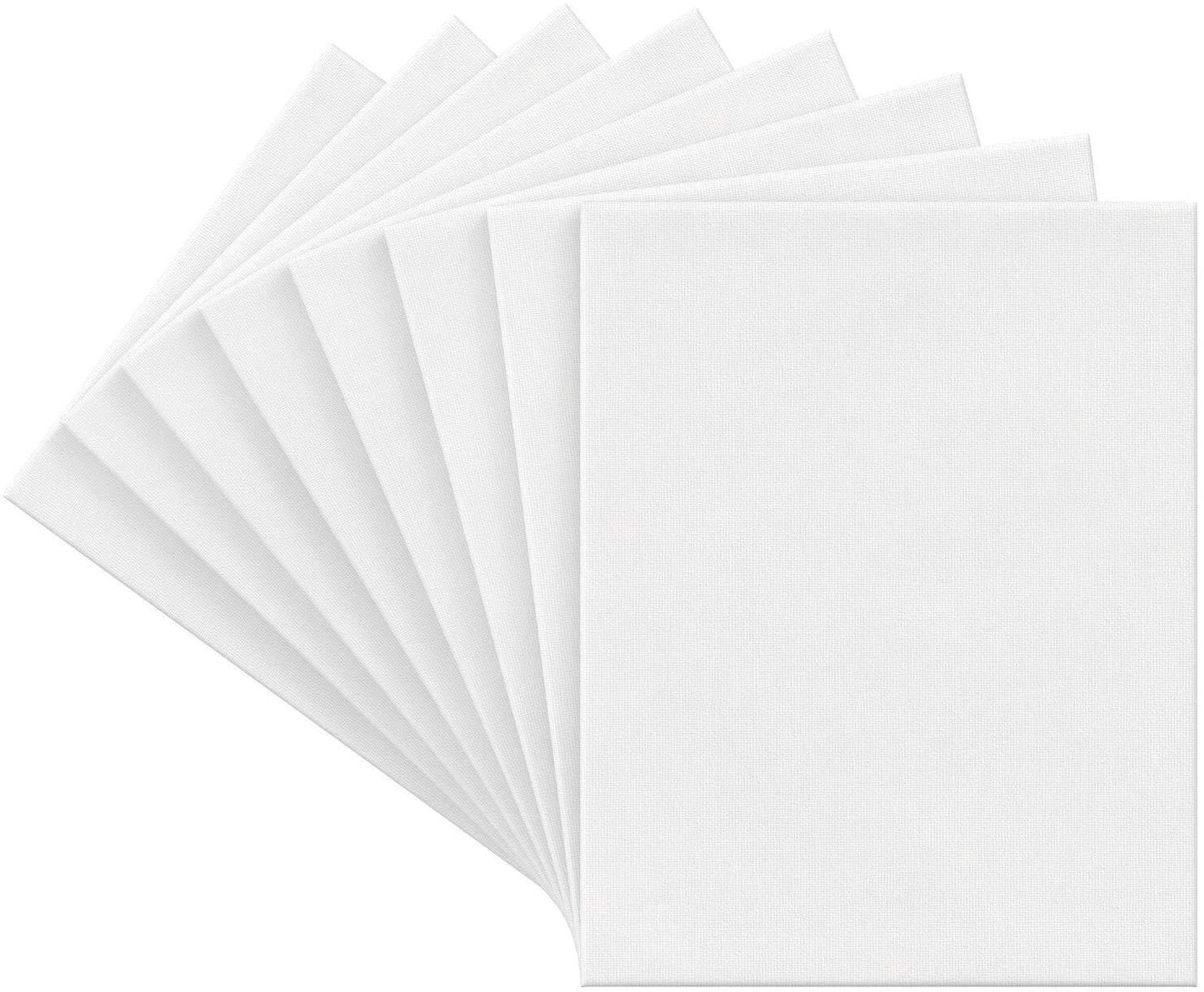 Arteza Classic Stretched Canvas, 11" x 14" - Pack of 8