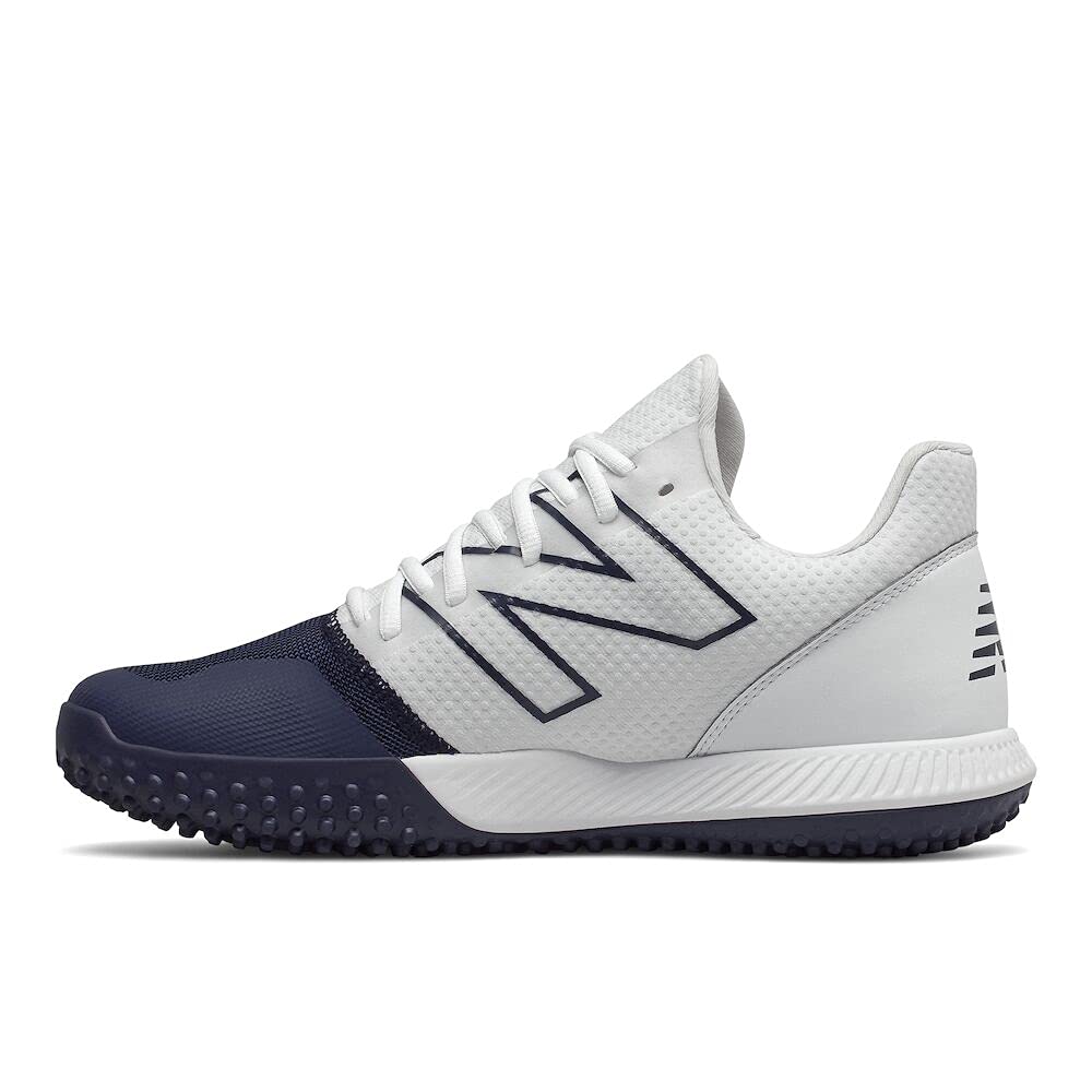 New Balance Men's FuelCell 4040 V6 Turf-Trainer Baseball Shoe, Team Navy/White, 15 Wide