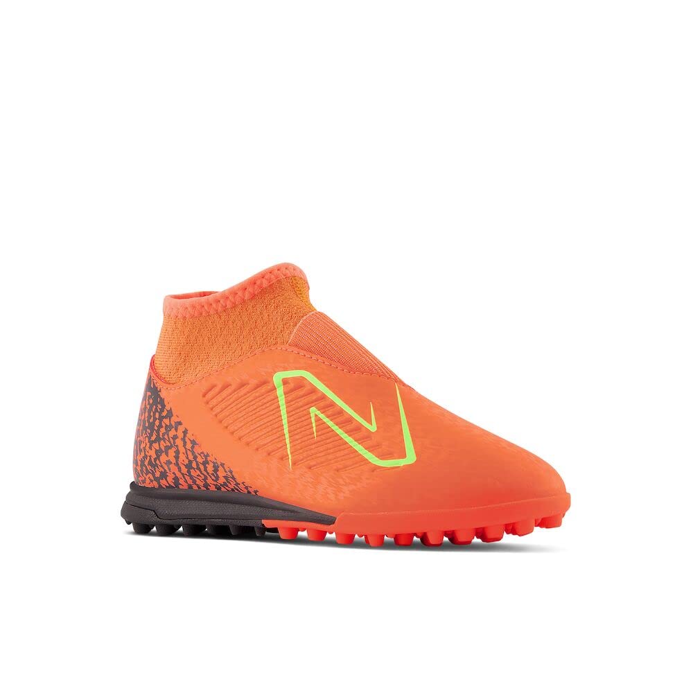 New Balance Boy's Tekela V4 Magique Tf Soccer Shoe, Neon Dragonfly/Black/Coloro Green, 1.5 Little Kid
