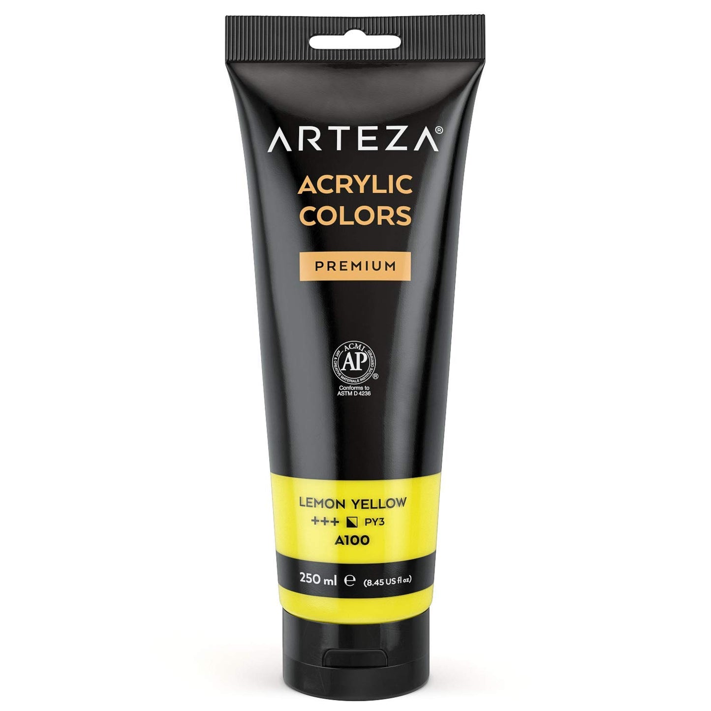 Arteza Acrylic Paint, 8.45oz Tube - Lemon Yellow