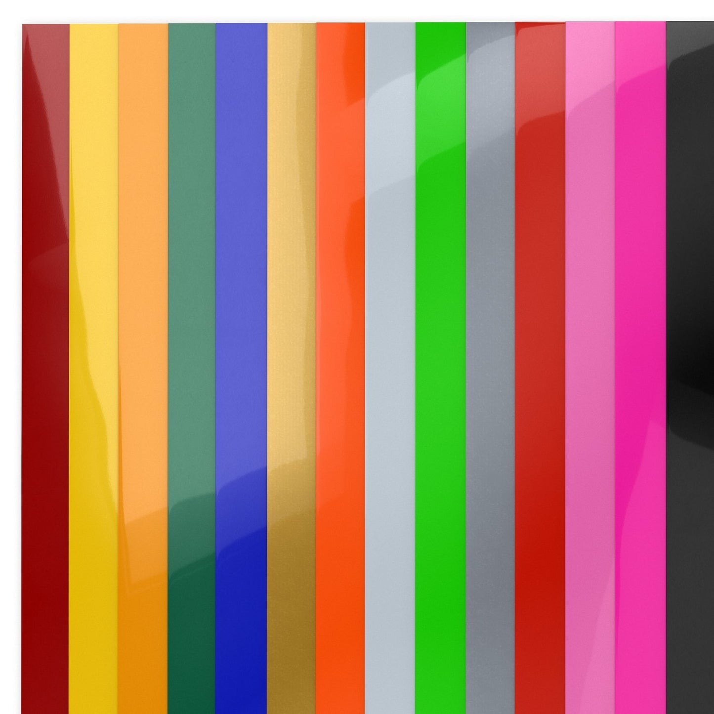 Arteza Heat Transfer Vinyl, Assorted Colors, 10" x 12” Sheets - Pack of 14