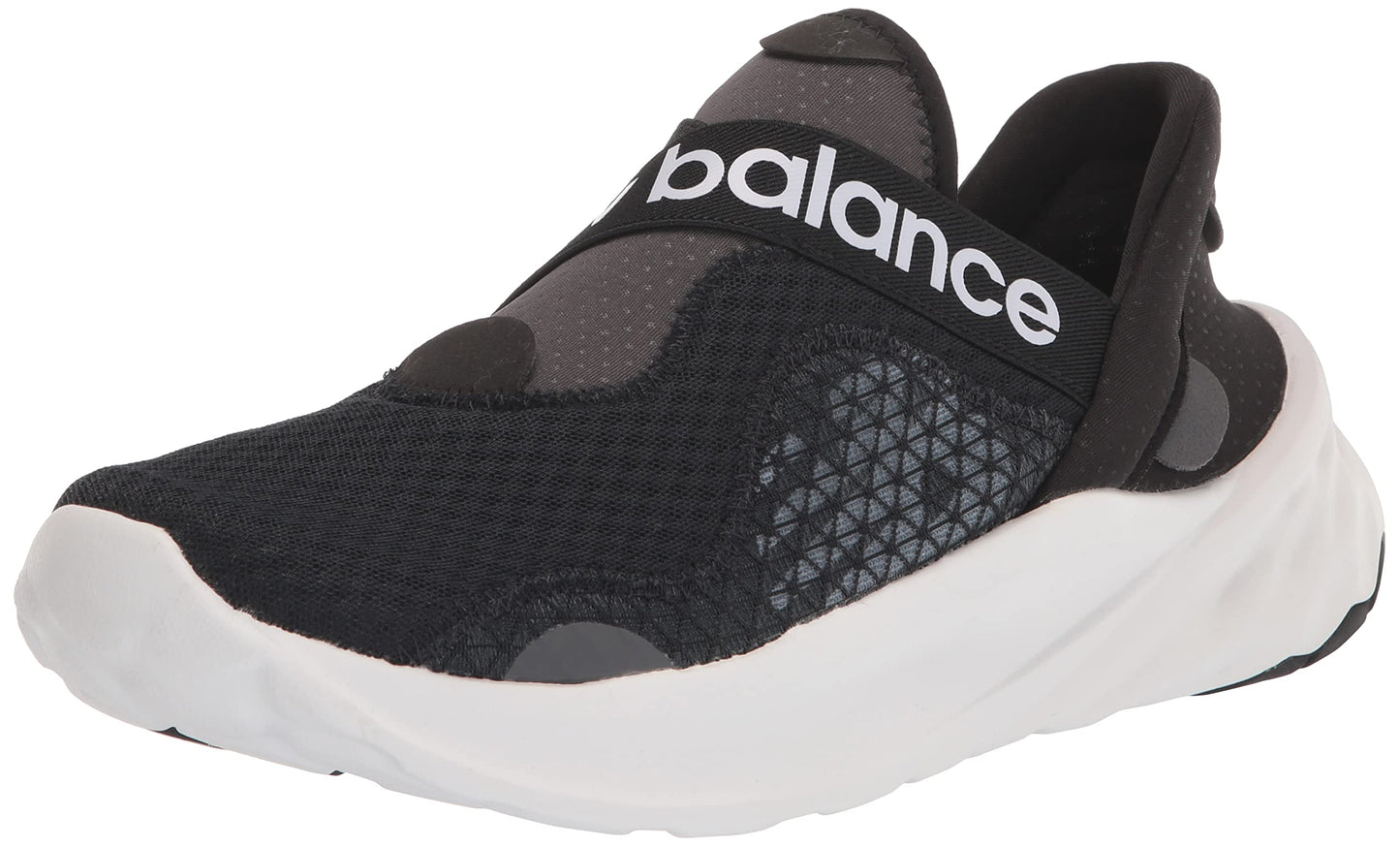 New Balance Women's Fresh Foam Roav RMX V1 Running Shoe, Black/White, 10.5 Wide