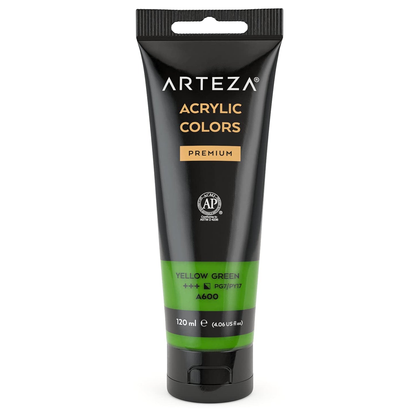 Arteza Acrylic Paint, 4oz Tube - Yellow Green A156