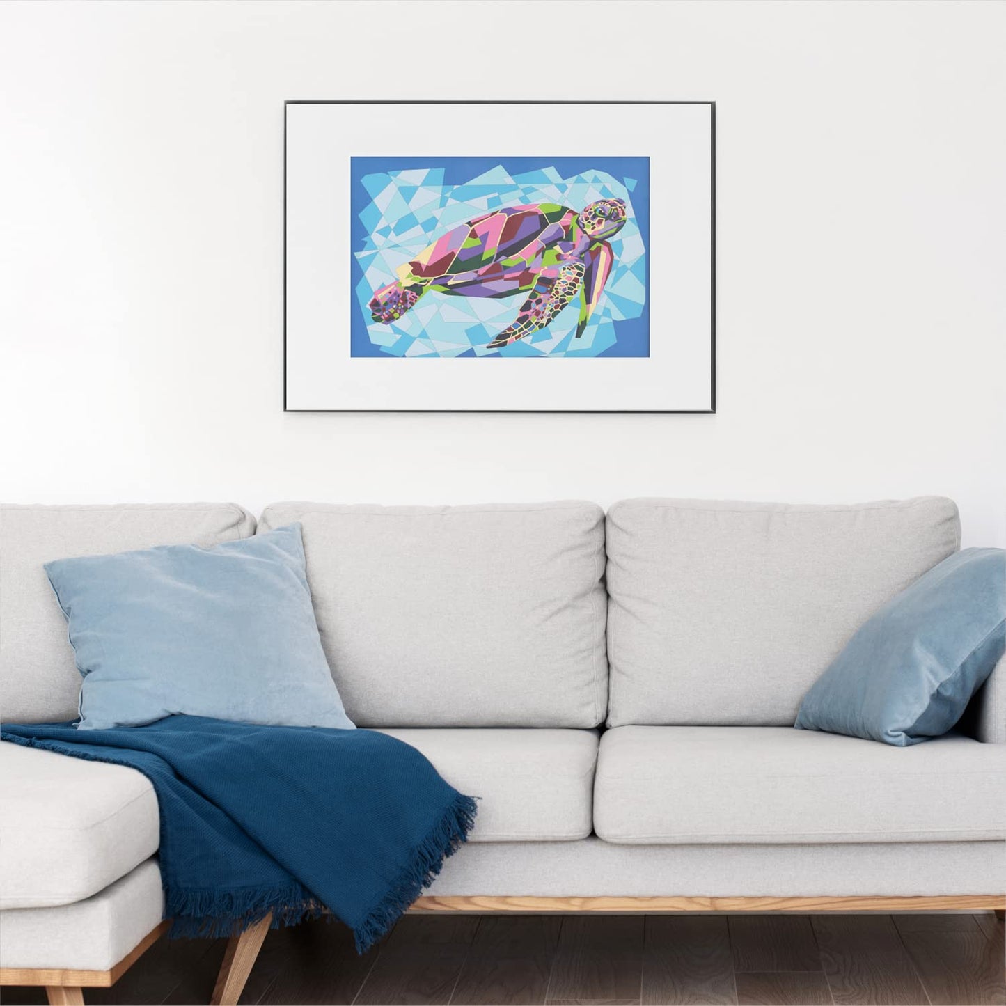 Arteza Paint by Numbers, Sea Turtle - Intermediate Level Kit