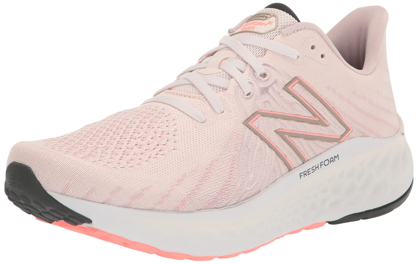 New Balance Women's Fresh Foam X Vongo V5 Running Shoe, Washed Pink/Grapefruit/Stone Pink, 5.5