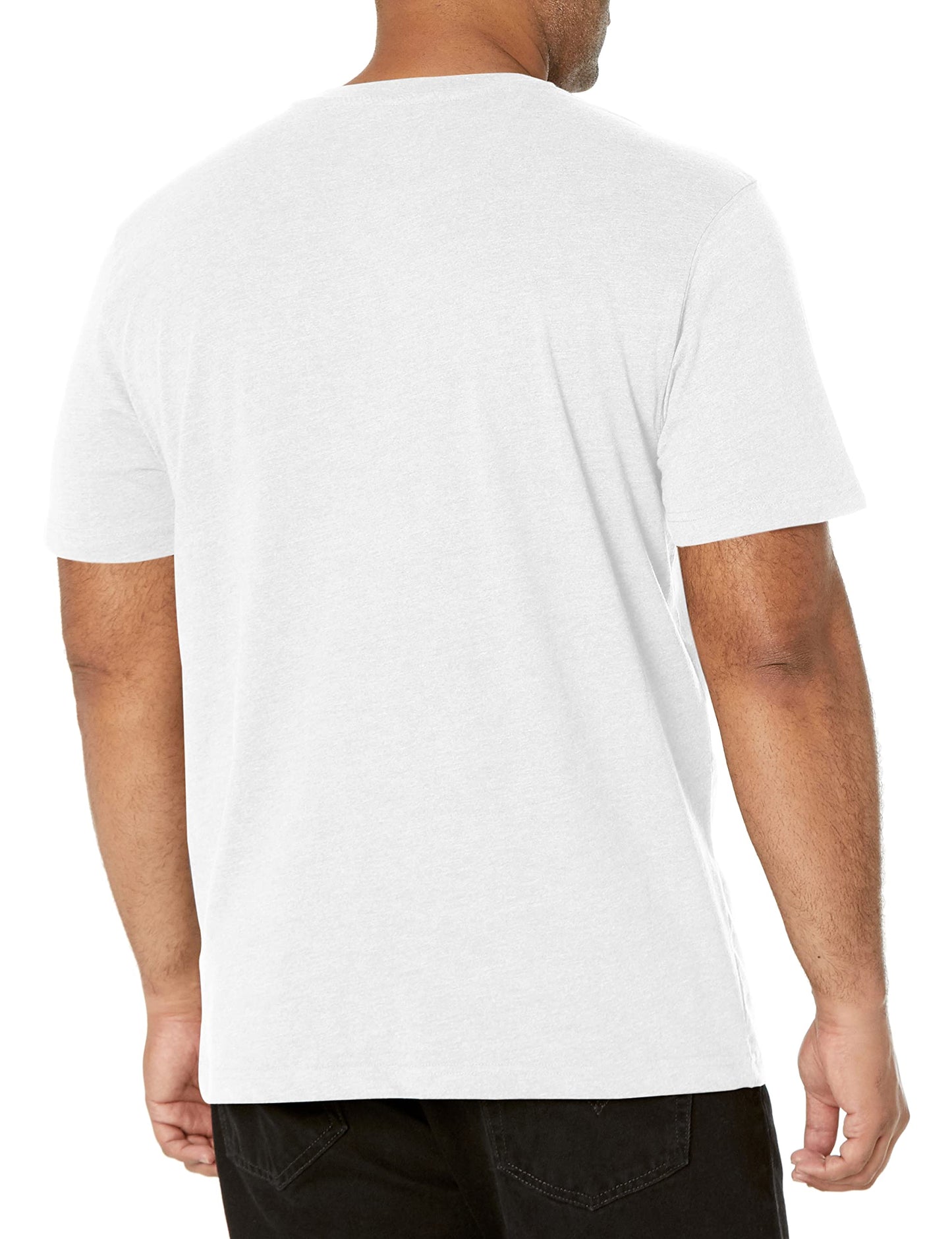 Wrangler Authentics Men's Short Sleeve Henley Tee, Bright White, X-Large