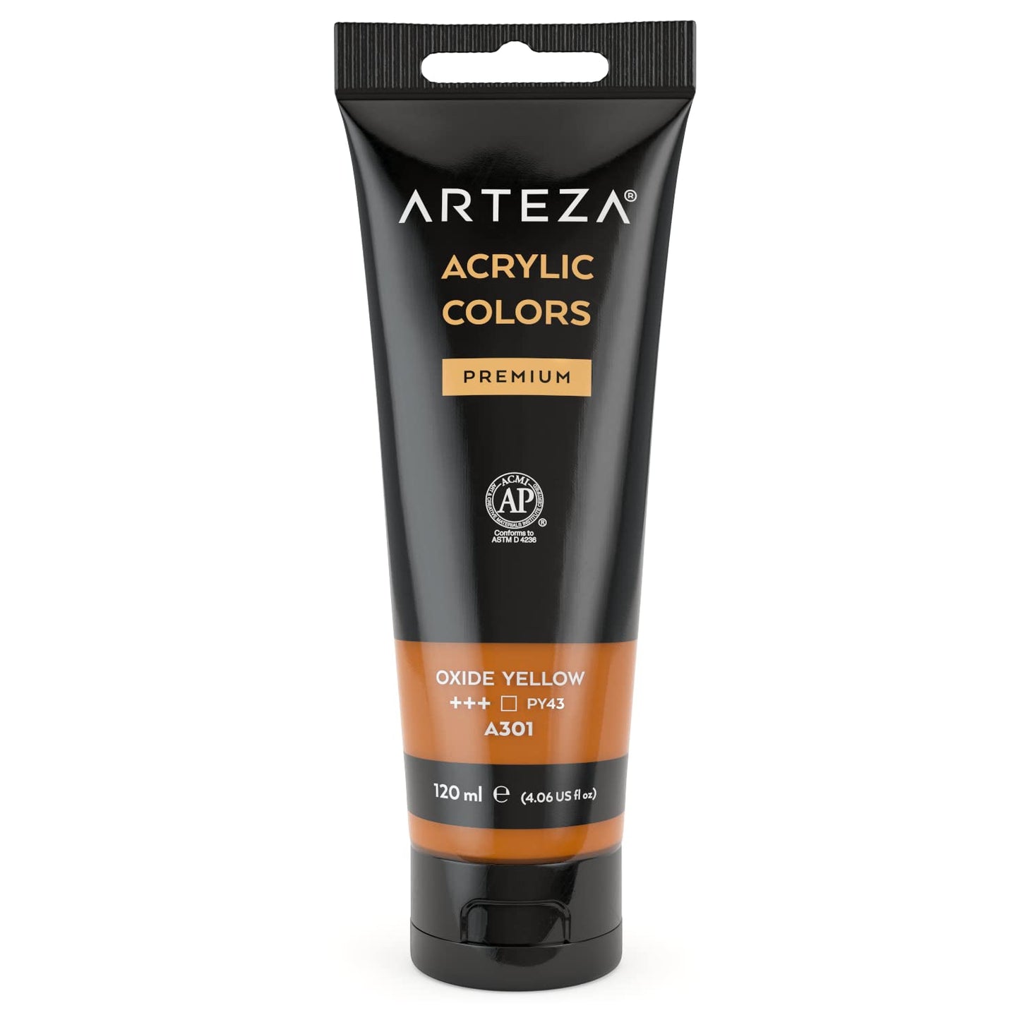 Arteza Acrylic Paint, 4oz Tube - Oxide Yellow A144