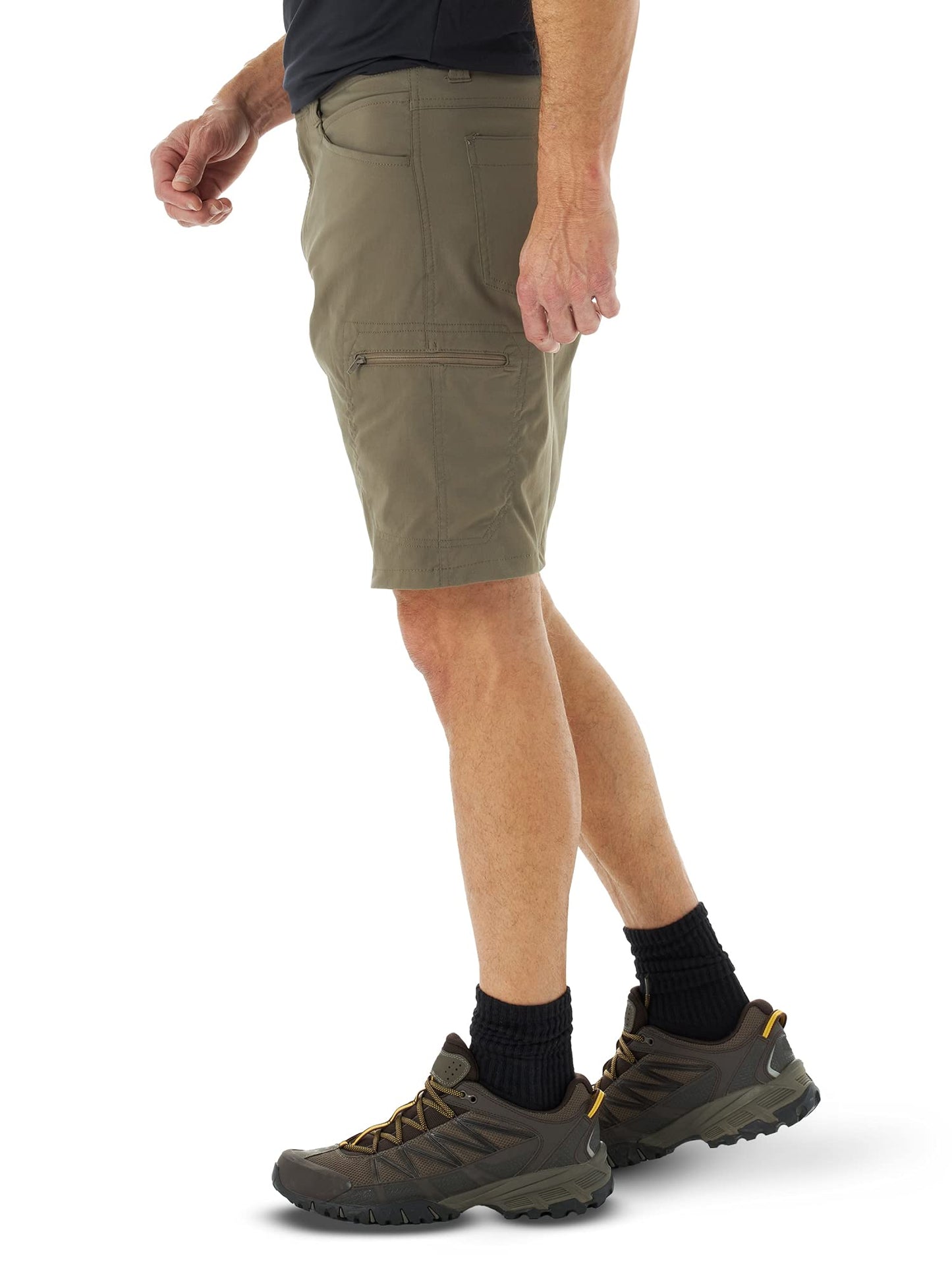 Wrangler Authentics Men's Performance Comfort Flex Cargo Short, Morel, 42