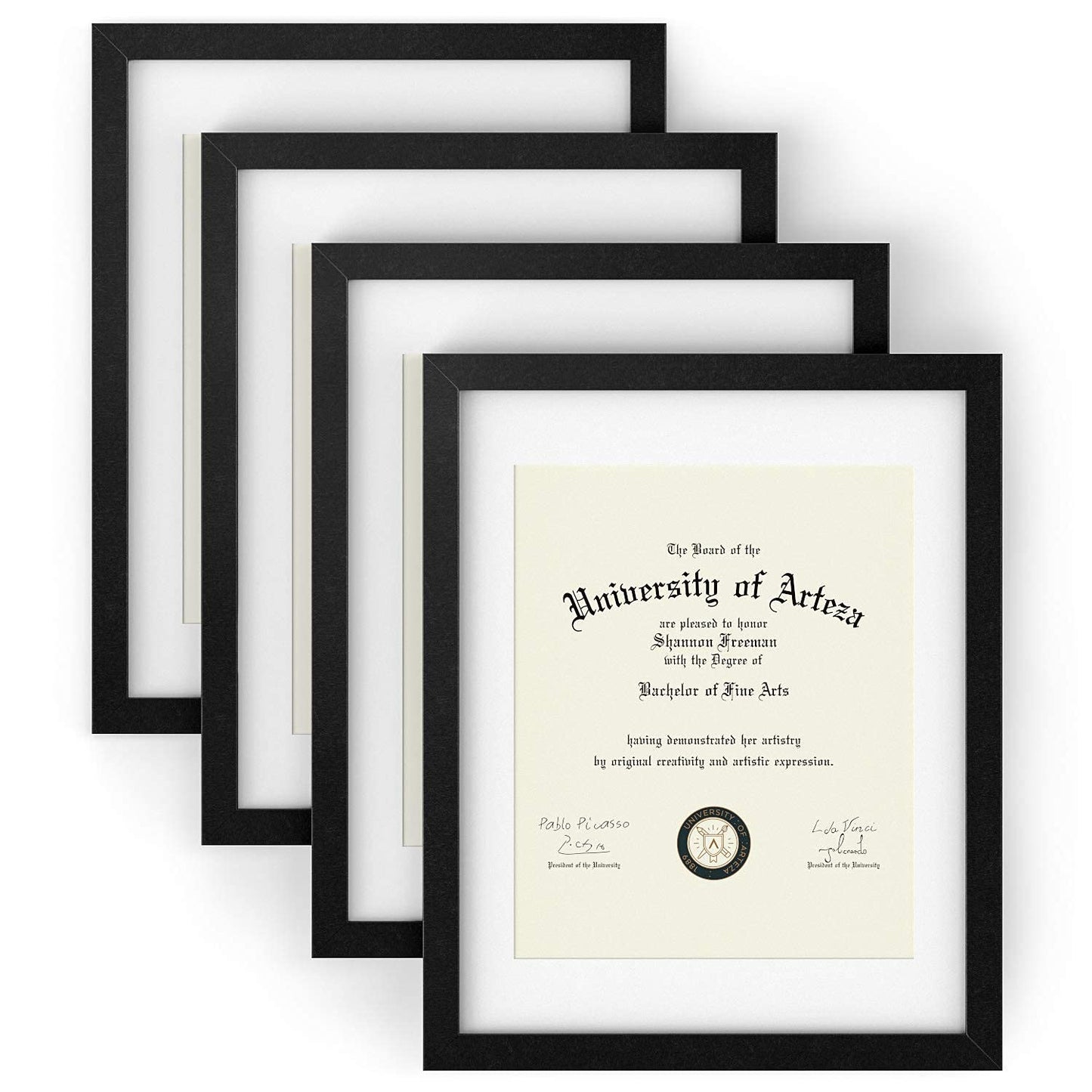 Arteza Premium Document Frame, 11" x 14" - Pack of 4