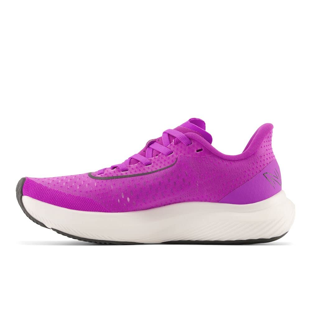 New Balance Women's FuelCell Rebel V3 Running Shoe, Cosmic Rose/Blacktop/Neon Dragonfly, 7.5 Wide