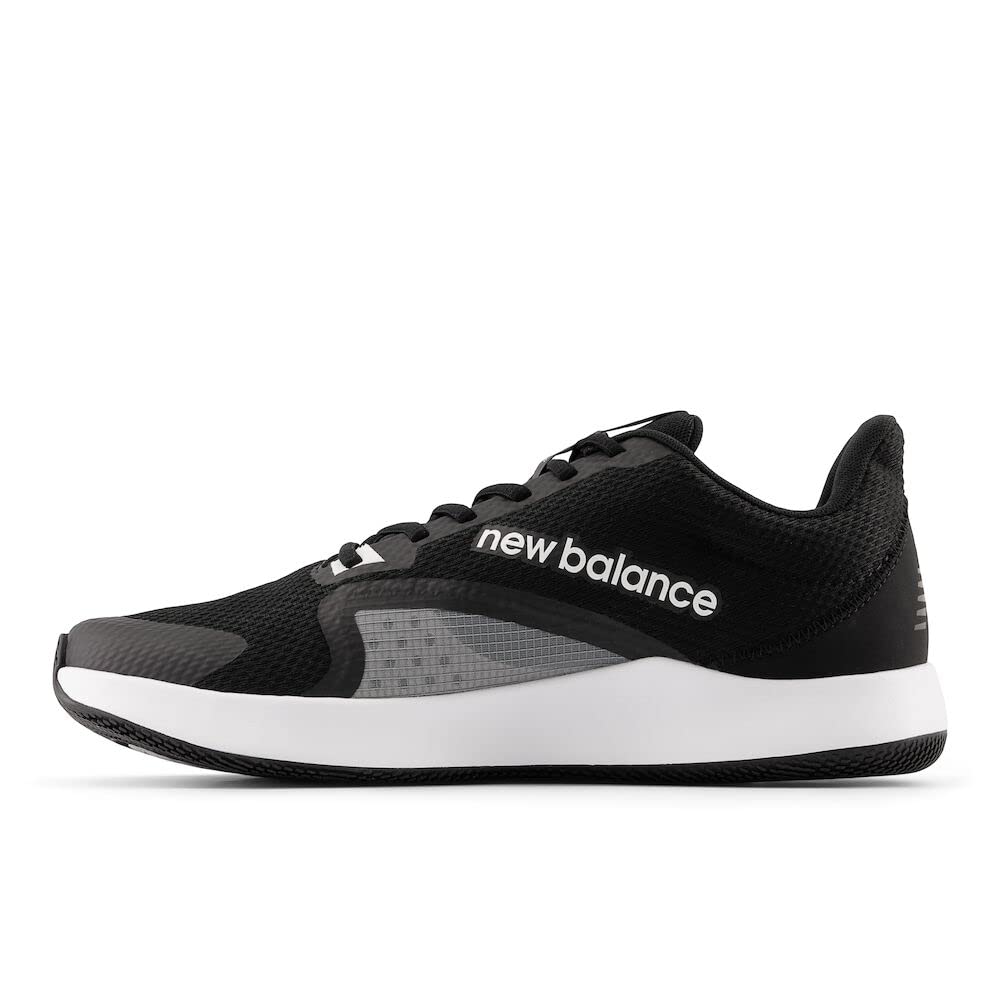 New Balance Men's DynaSoft Trnr V2 Cross Trainer, Black/Black Metallic/White, 8 X-Wide