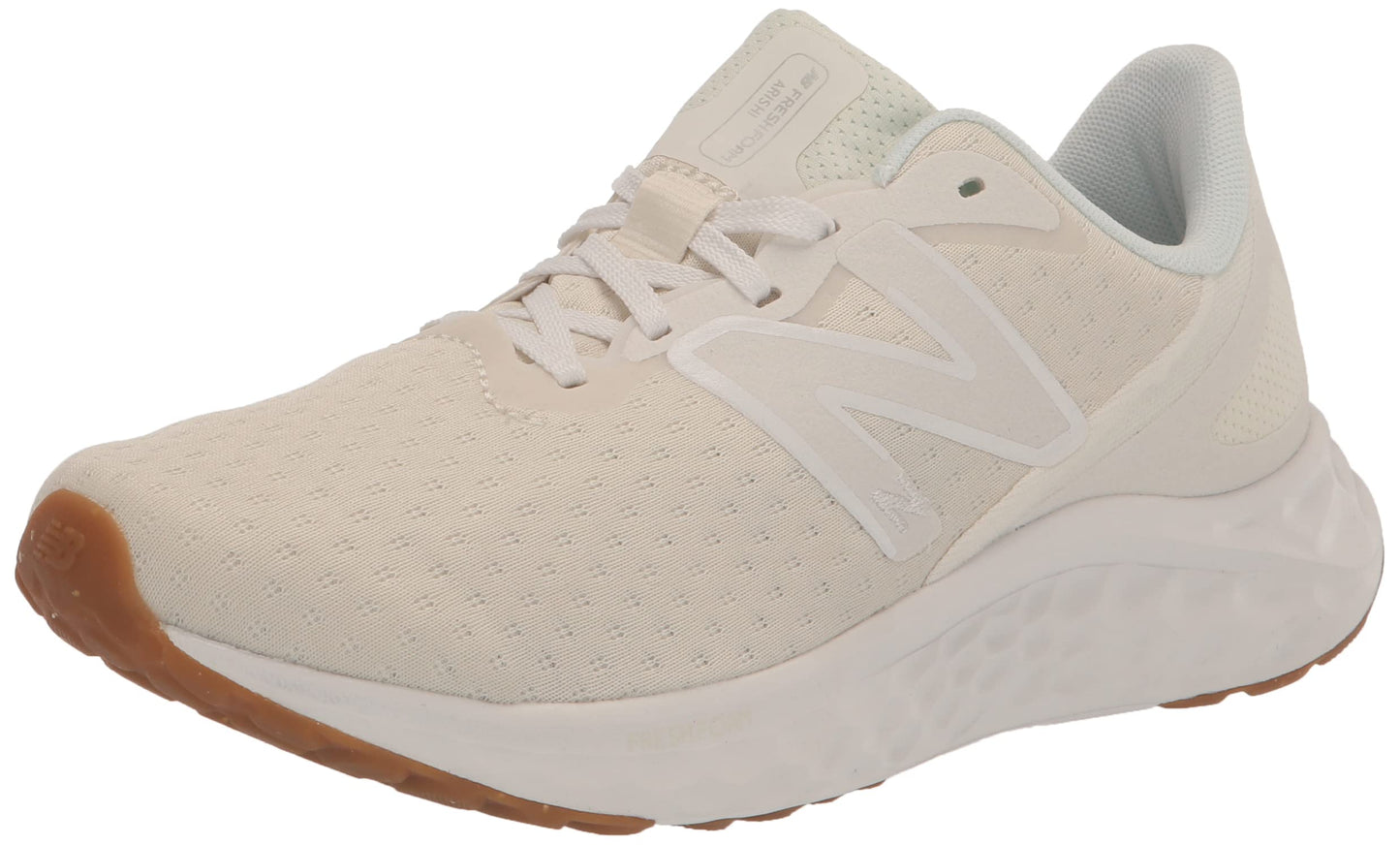 New Balance Women's Fresh Foam Arishi V4 Running Shoe, Raw Sugar/Gum, 5 Wide