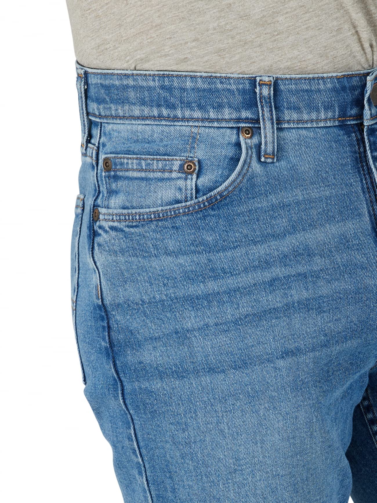 Wrangler Authentics Men's Big & Tall Comfort Flex Waist Relaxed Fit Jean, Leon, 54W x 32L