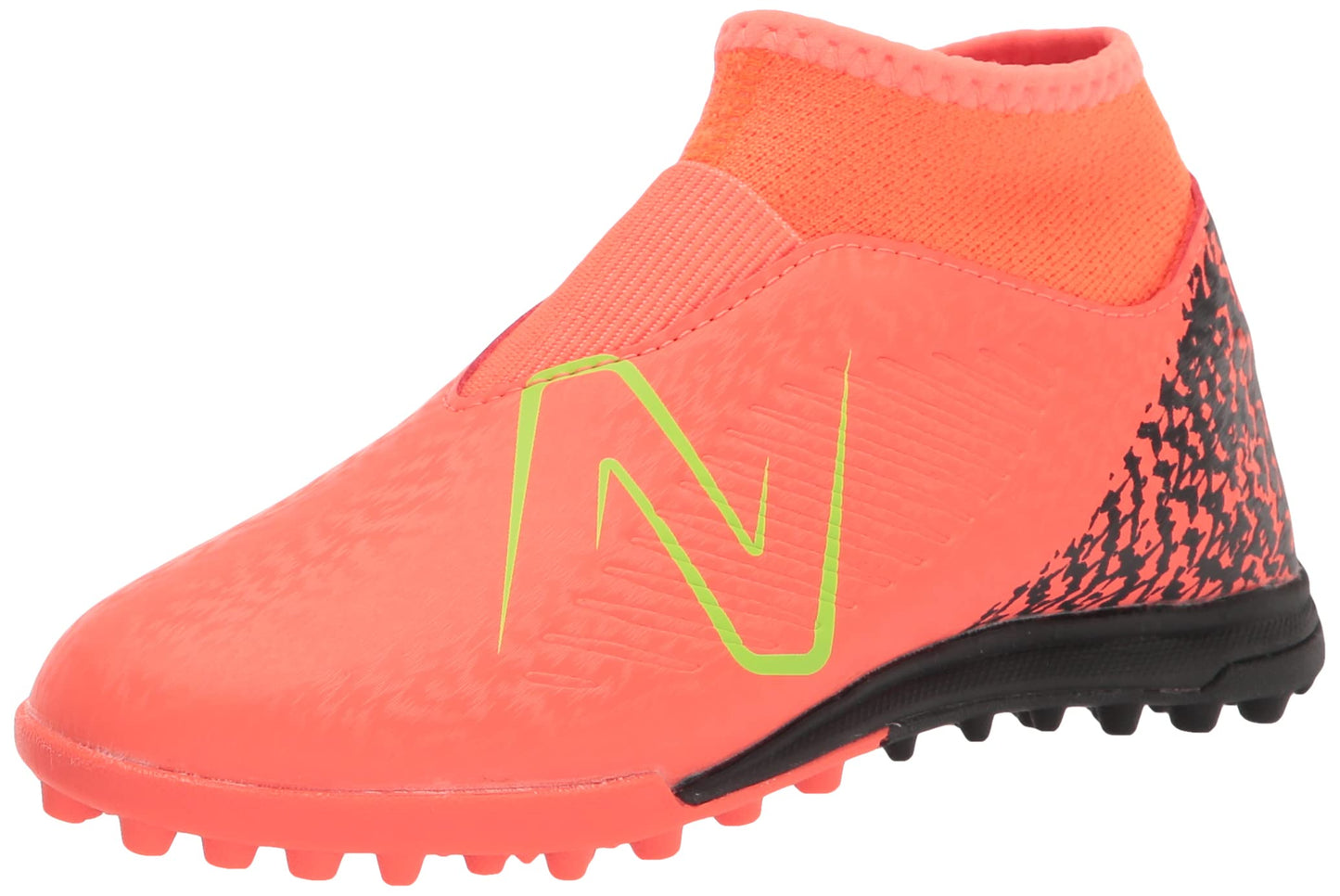New Balance Boy's Tekela V4 Magique Tf Soccer Shoe, Neon Dragonfly/Black/Coloro Green, 1.5 Little Kid