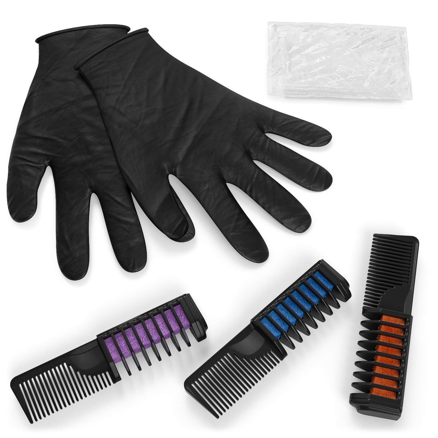 Arteza Hair Chalk Combs, Assorted Colors, set of 12
