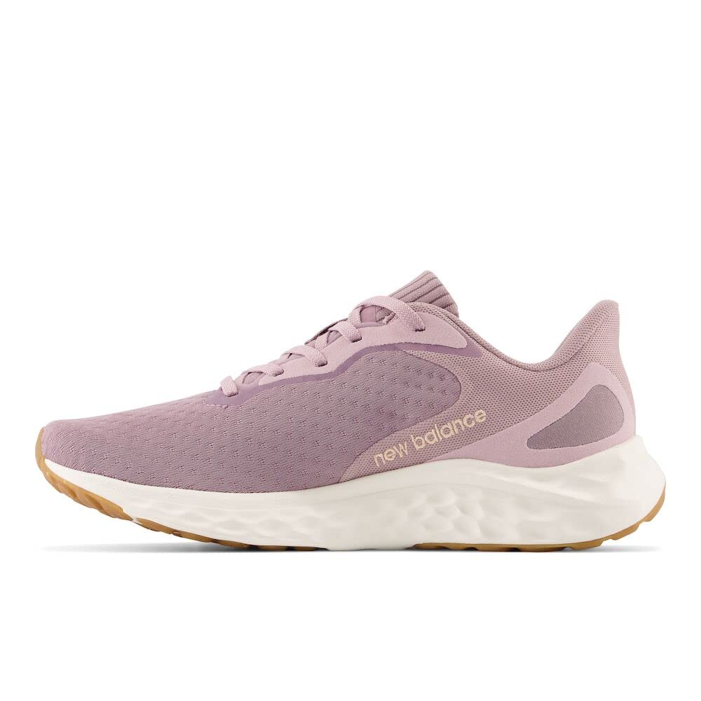New Balance Women's Fresh Foam Arishi V4 Running Shoe, Lilac Chalk/Violet Shadow/Light Gold Metallic, 5.5 Wide