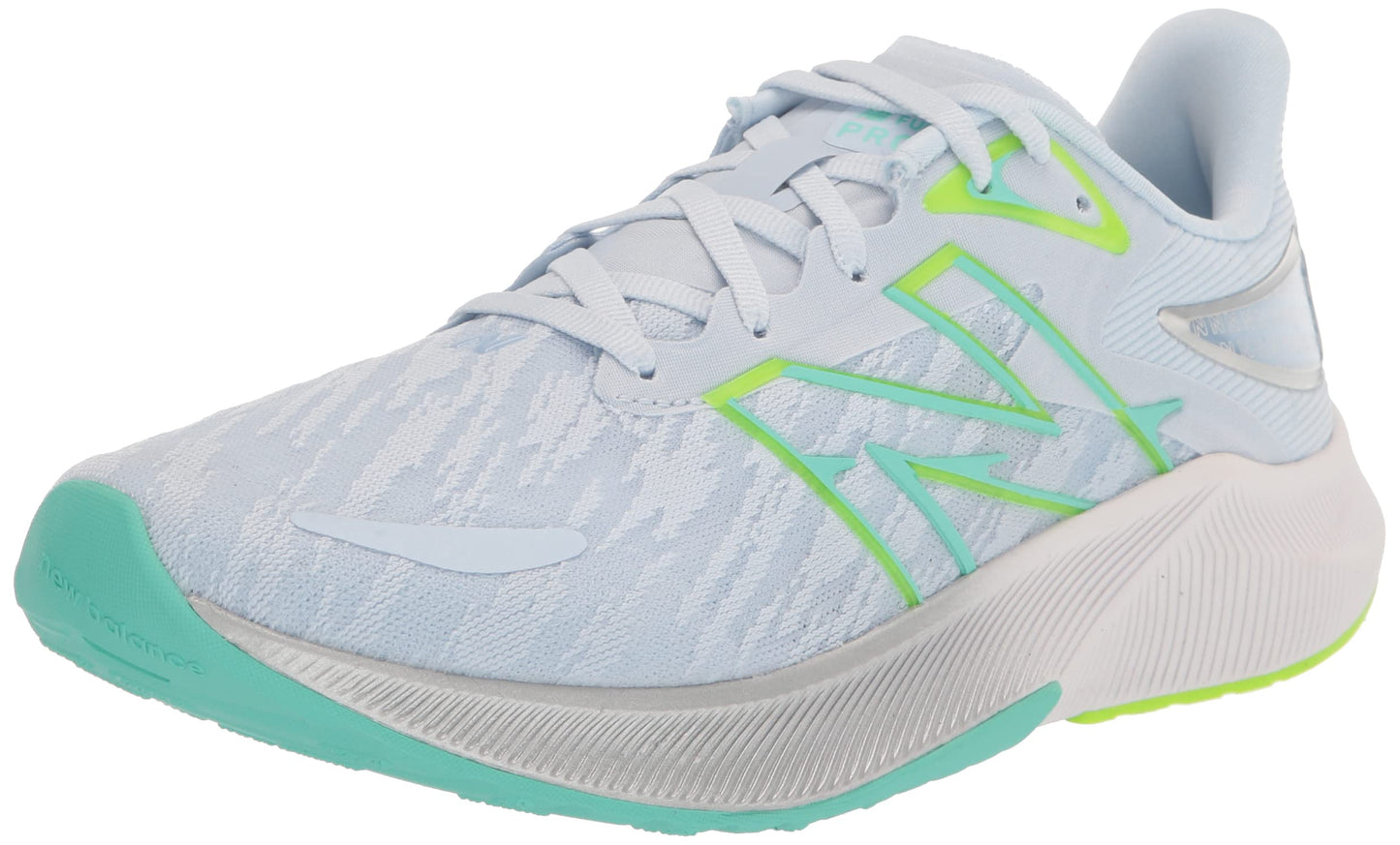 New Balance Women's FuelCell Propel V3 Running Shoe, Starlight/Bright Mint, 12