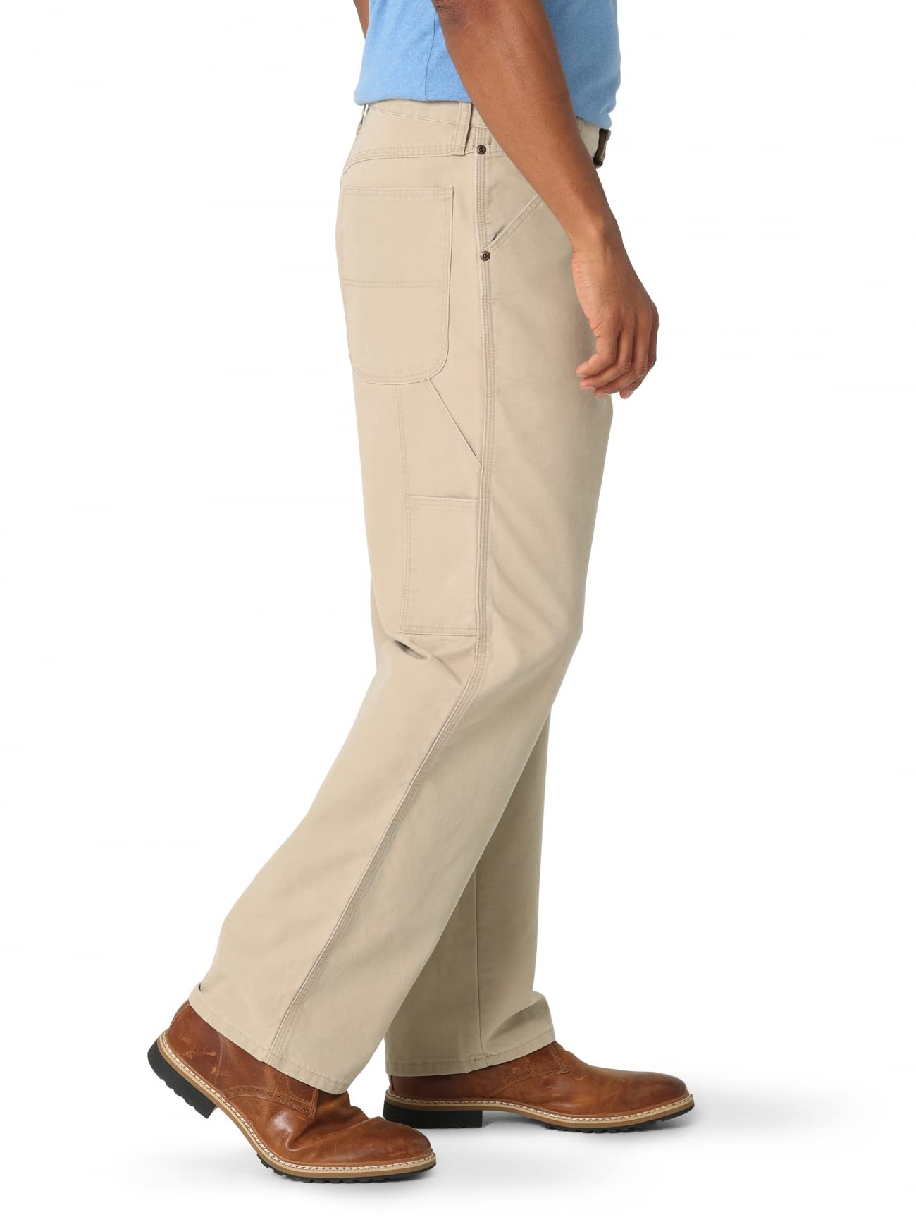 Wrangler Authentics Men's Classic Carpenter Jean, Wheat, 36W x 32L