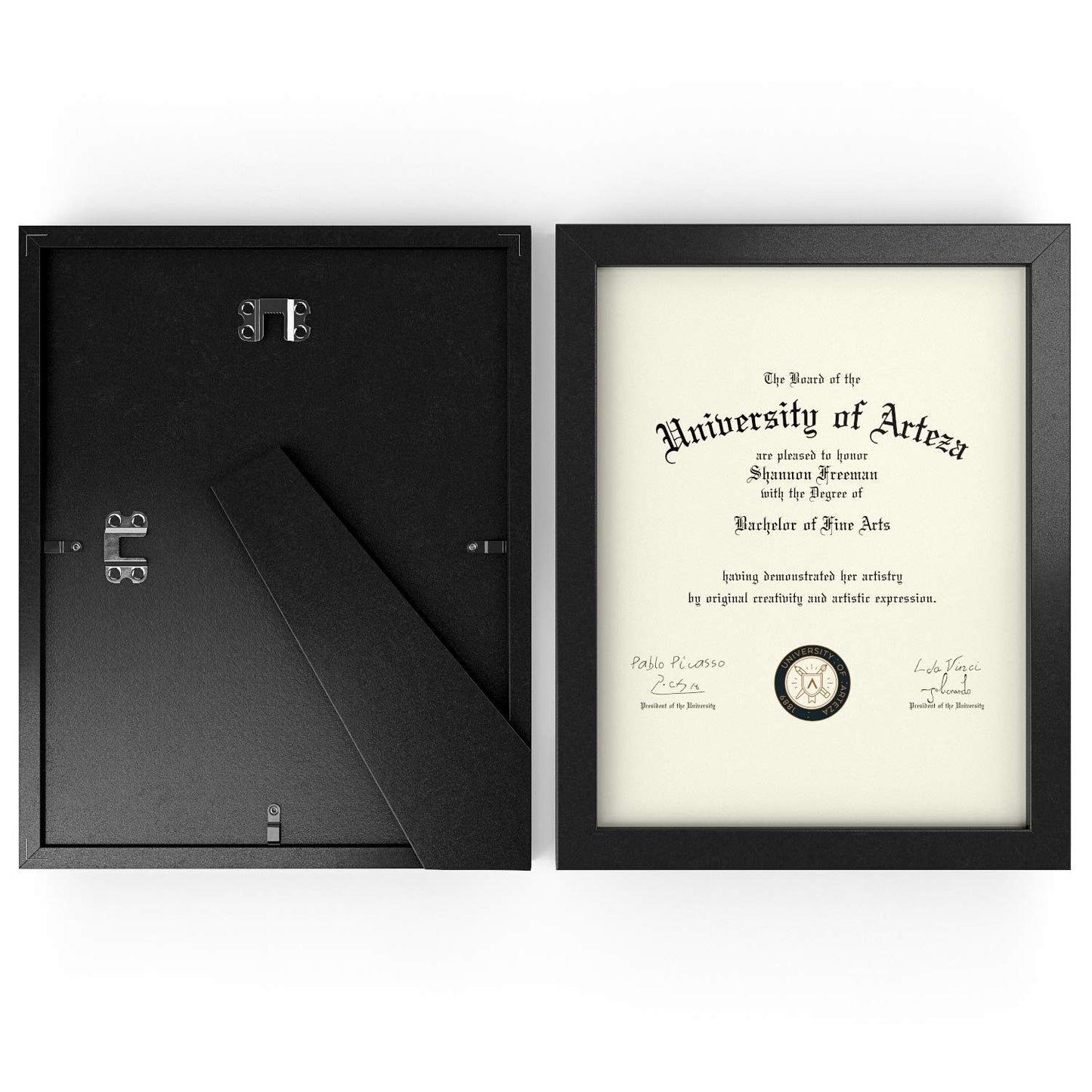 Arteza Premium Document Frame, 8.5" x 11" - Pack of 8