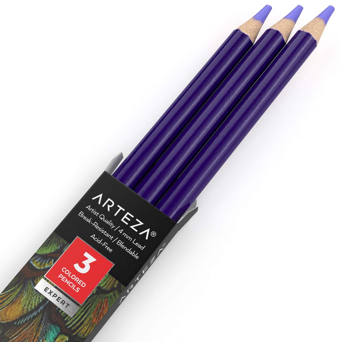 Arteza Expert Colored Pencils, A409 Lavender - 3 Pack
