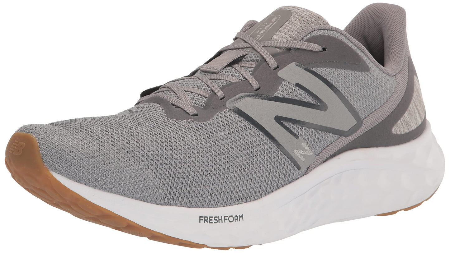 New Balance Men's Fresh Foam Arishi V4 Running Shoe, Marblehead/Castlerock/Silver Metallic, 9 X-Wide