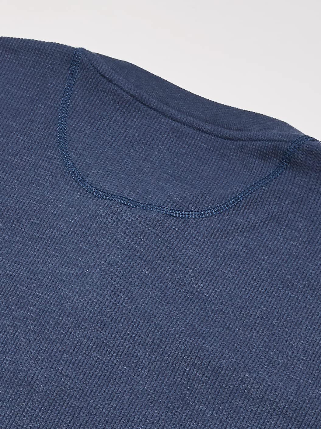Wrangler Authentics Men's Long Sleeve Waffle Henley, Vintage Indigo, XX-Large