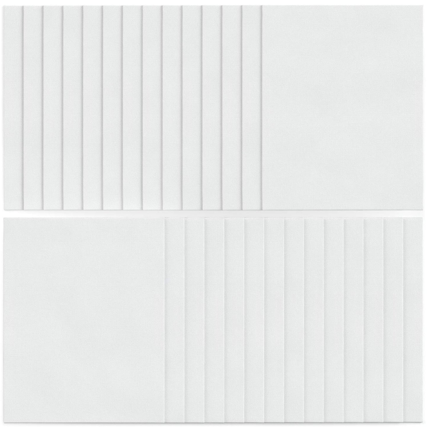 Arteza Classic Canvas Panels, 11" x 14" - Pack of 28