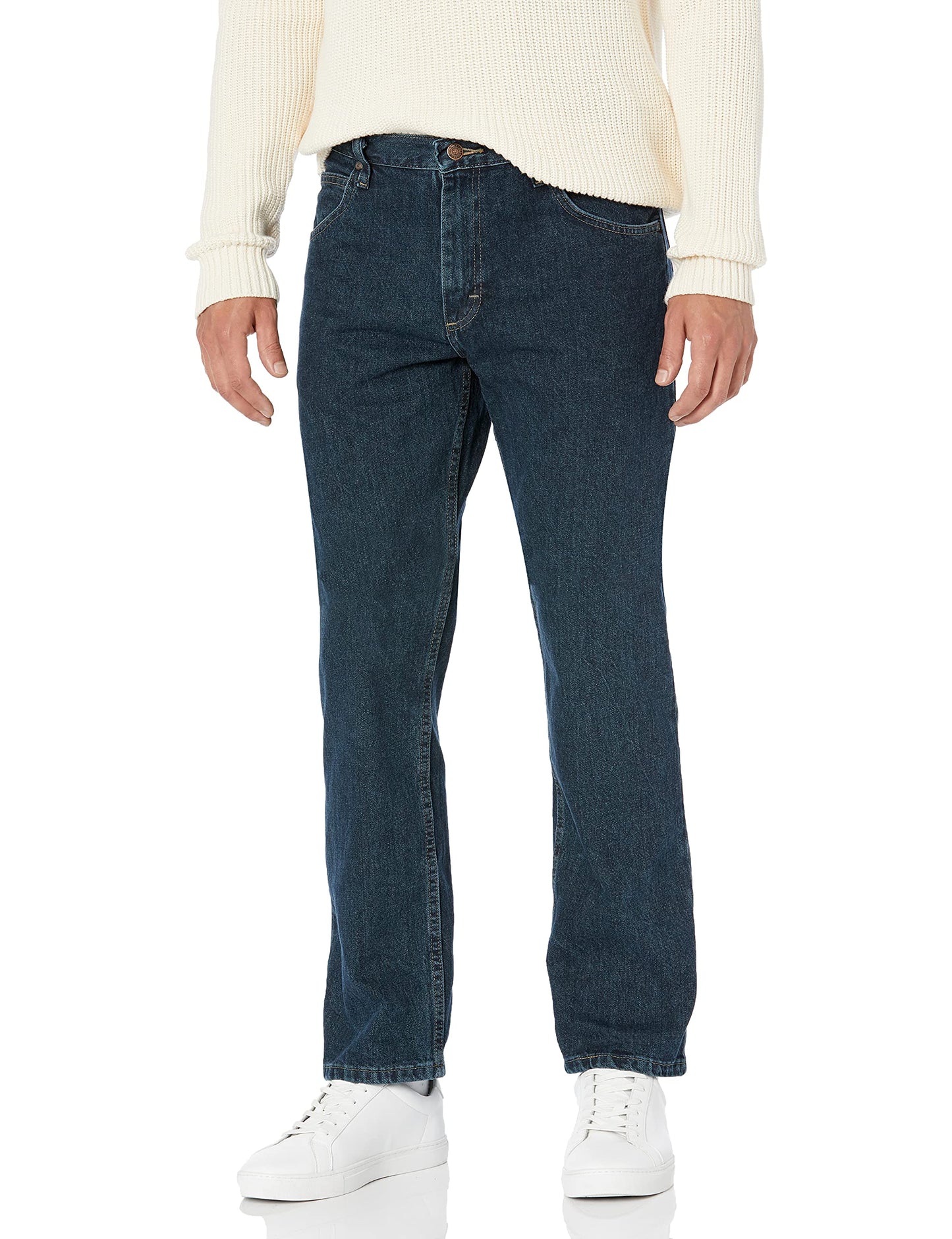 Wrangler Authentics Men's Classic Straight Fit Jean, Antique Dark, 33W X 32L