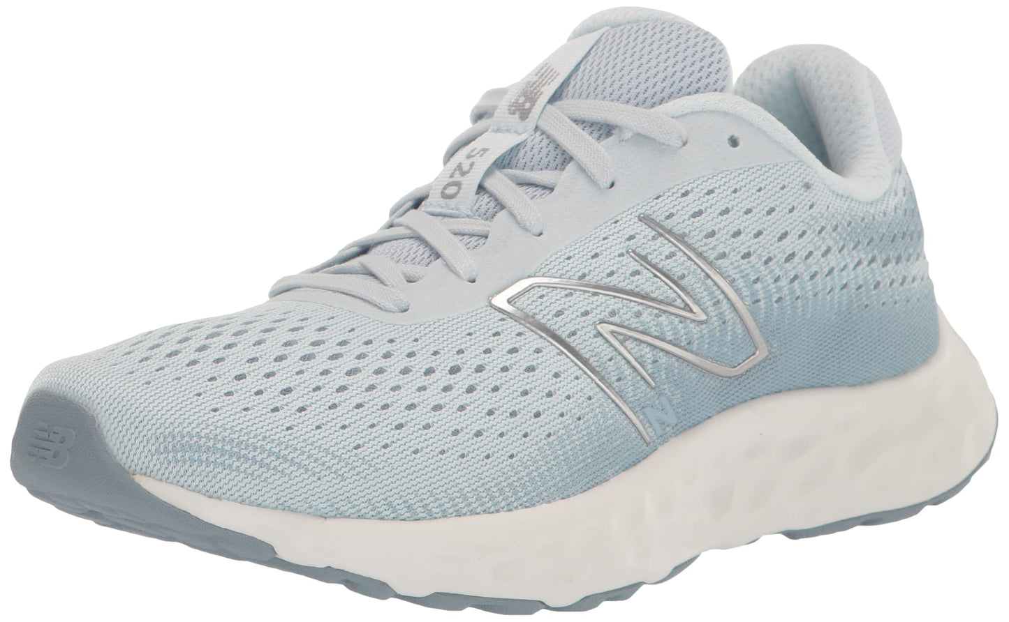 New Balance Women's 520 V8 Running Shoe, Ice Blue/Ice Blue, 5 Wide