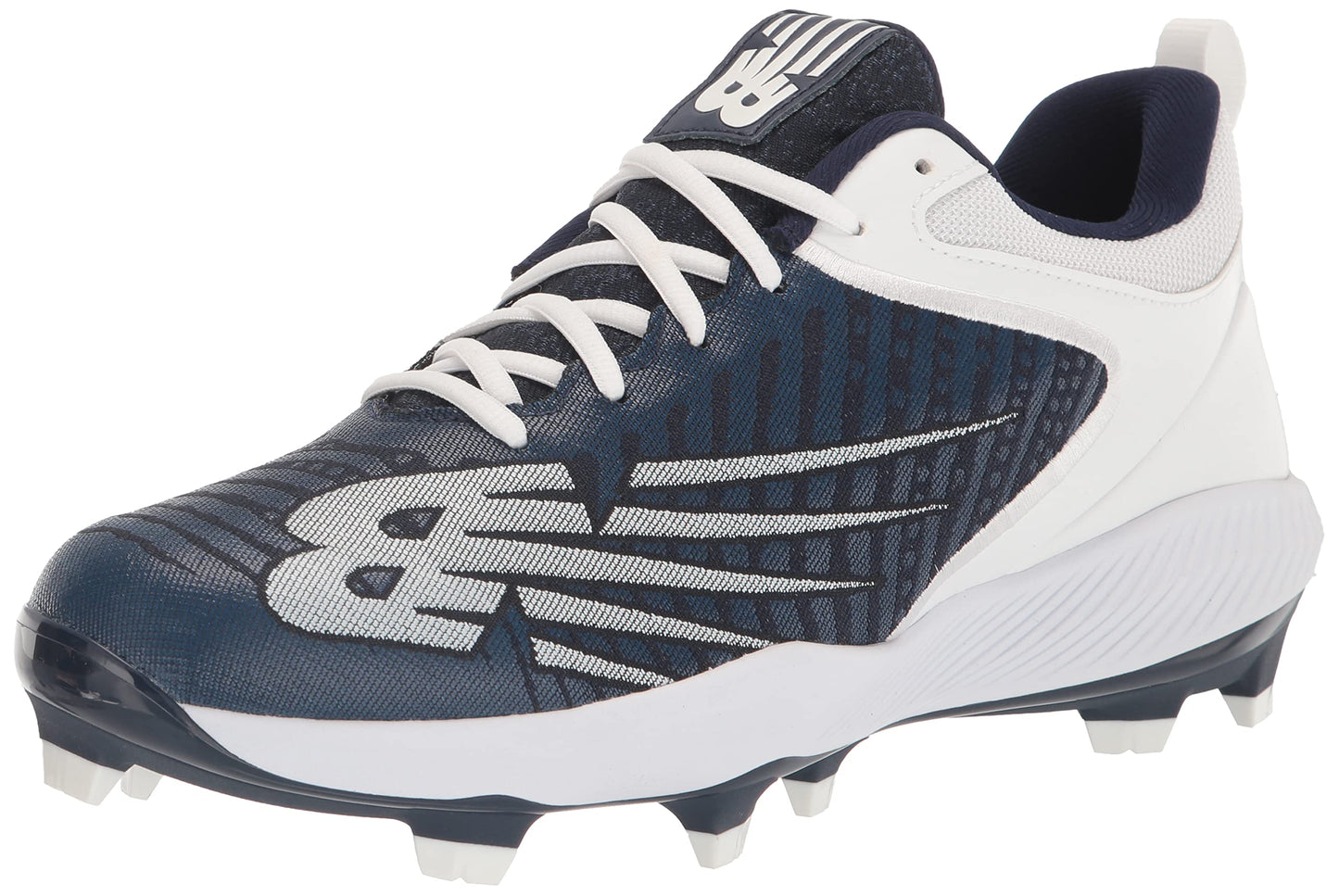 New Balance Men's FuelCell 4040 V6 Molded Baseball Shoe, Team Navy/White, 11.5