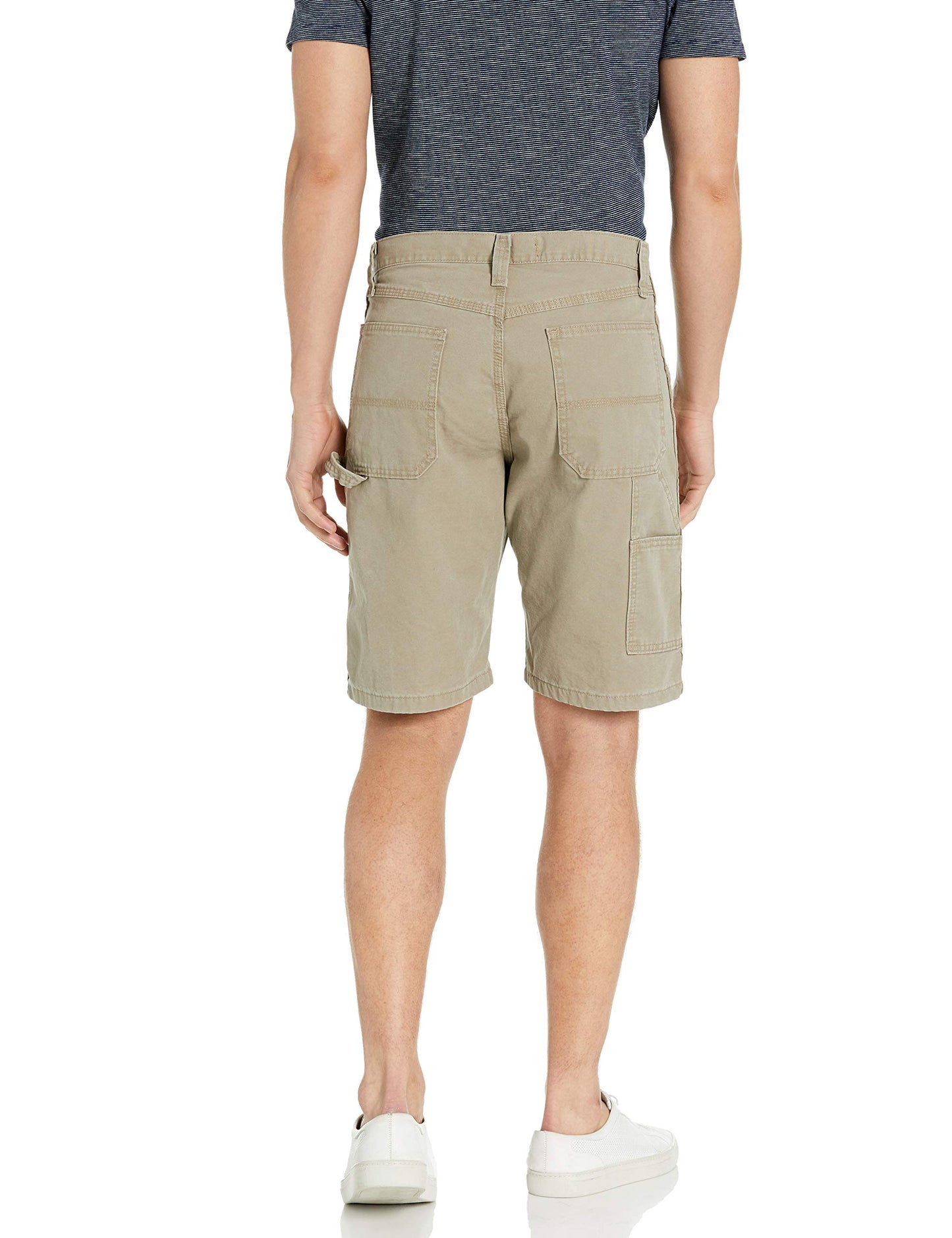 Wrangler Authentics Men's Big & Tall Classic Relaxed Fit Carpenter Short, military khaki, 48